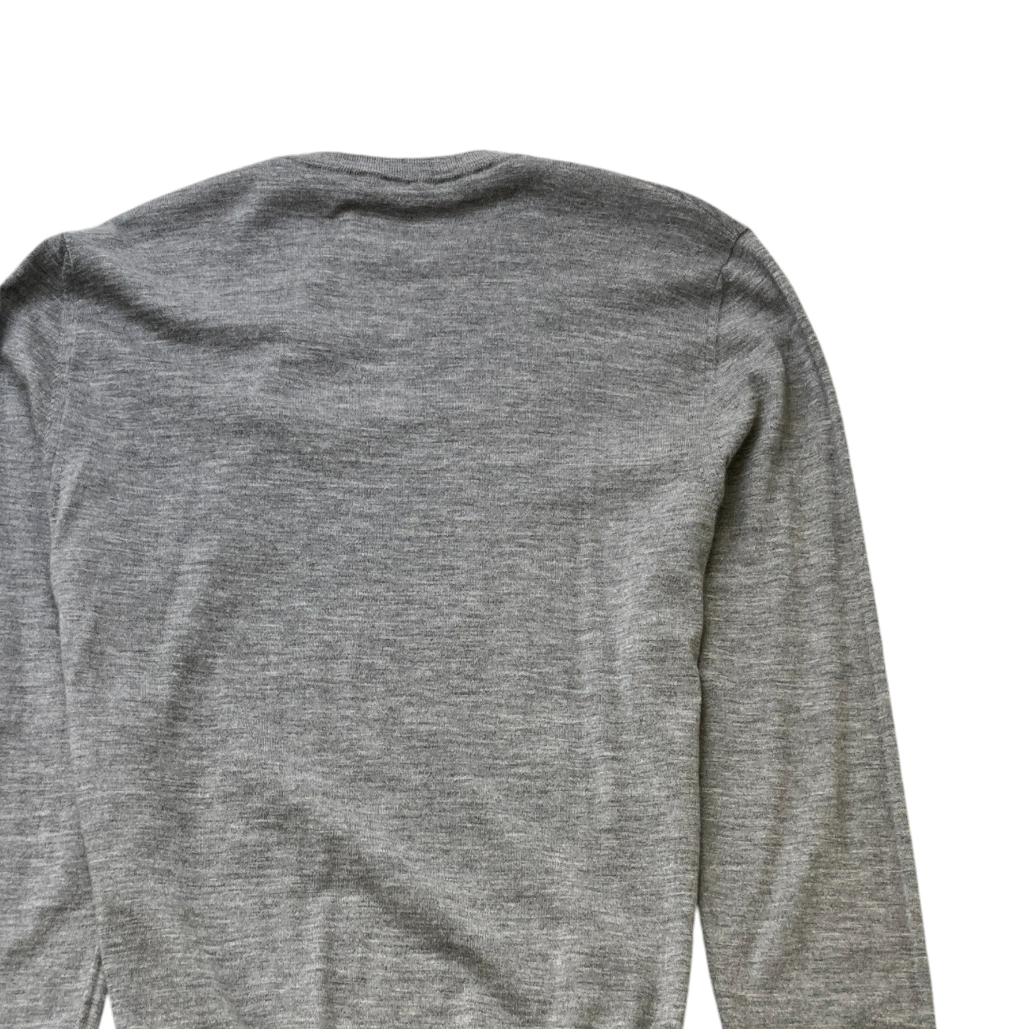 Men's Cashmere University Jumper Grey Size M