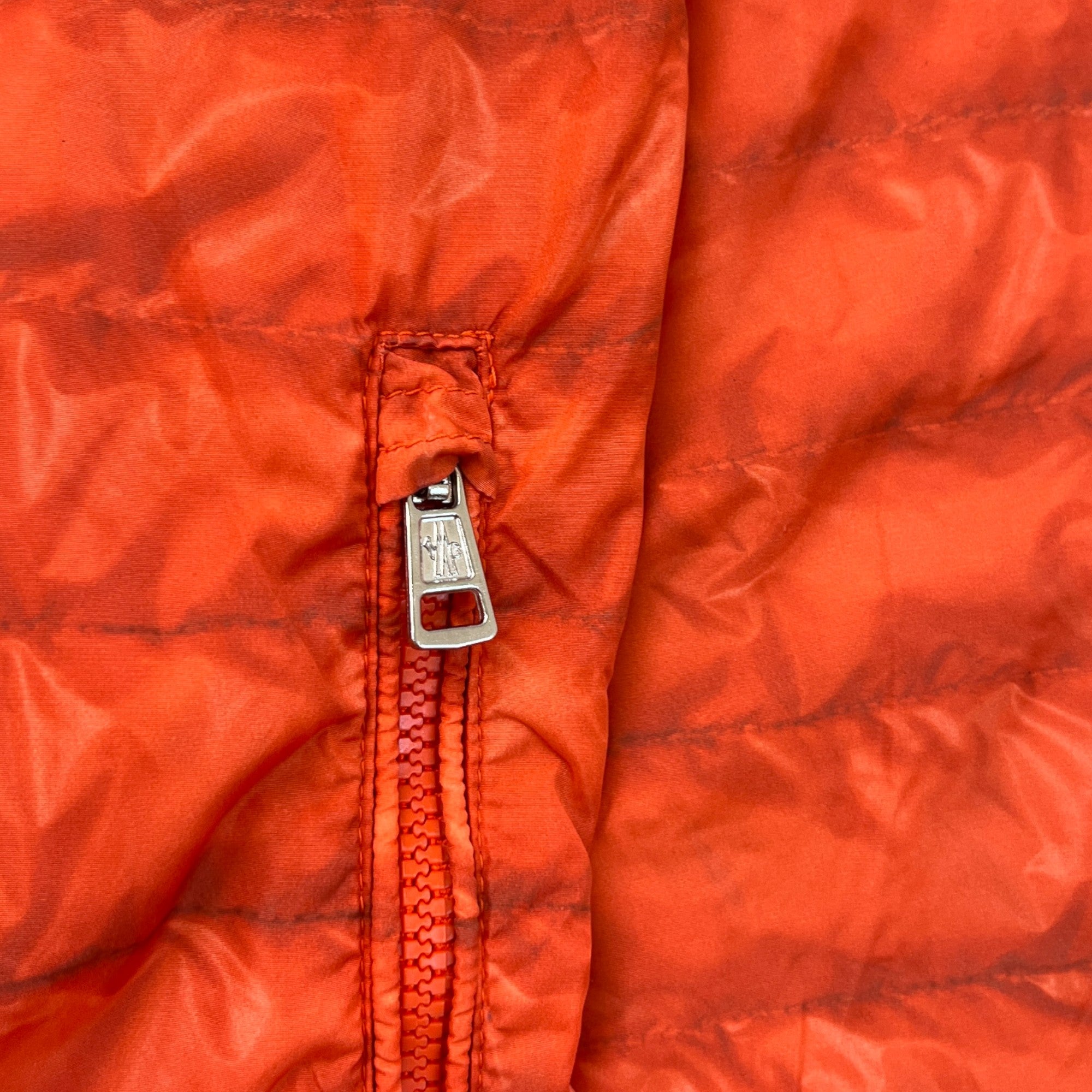 Men's Zip Up Windbreaker Orange Size 3 / L