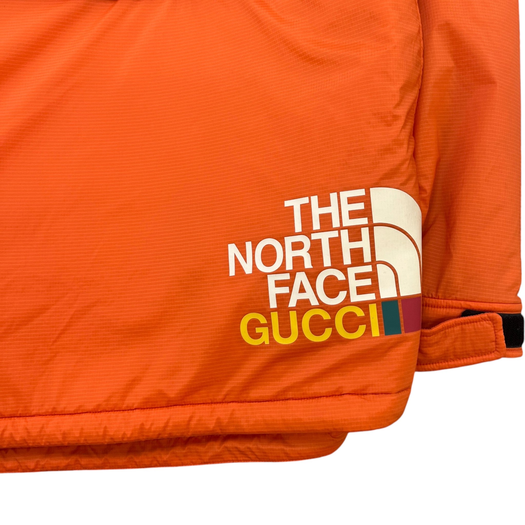 Men's X North Face Down Jacket Orange Size M