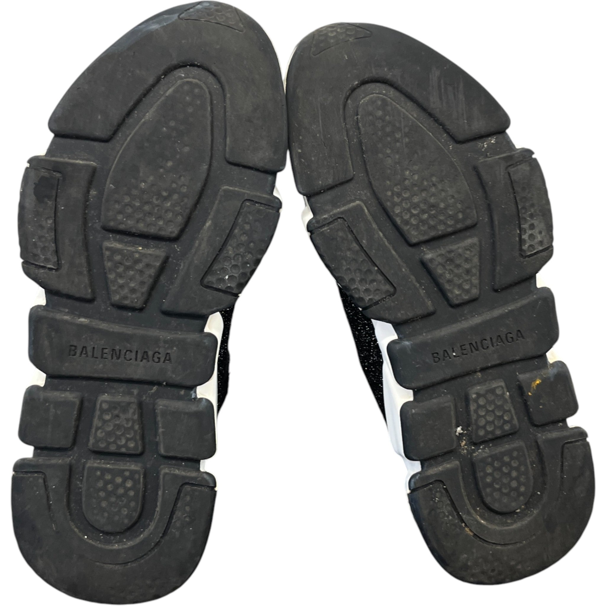 Women's Speed Sock Glitter High Trainers Black Size EU 38 / UK 5