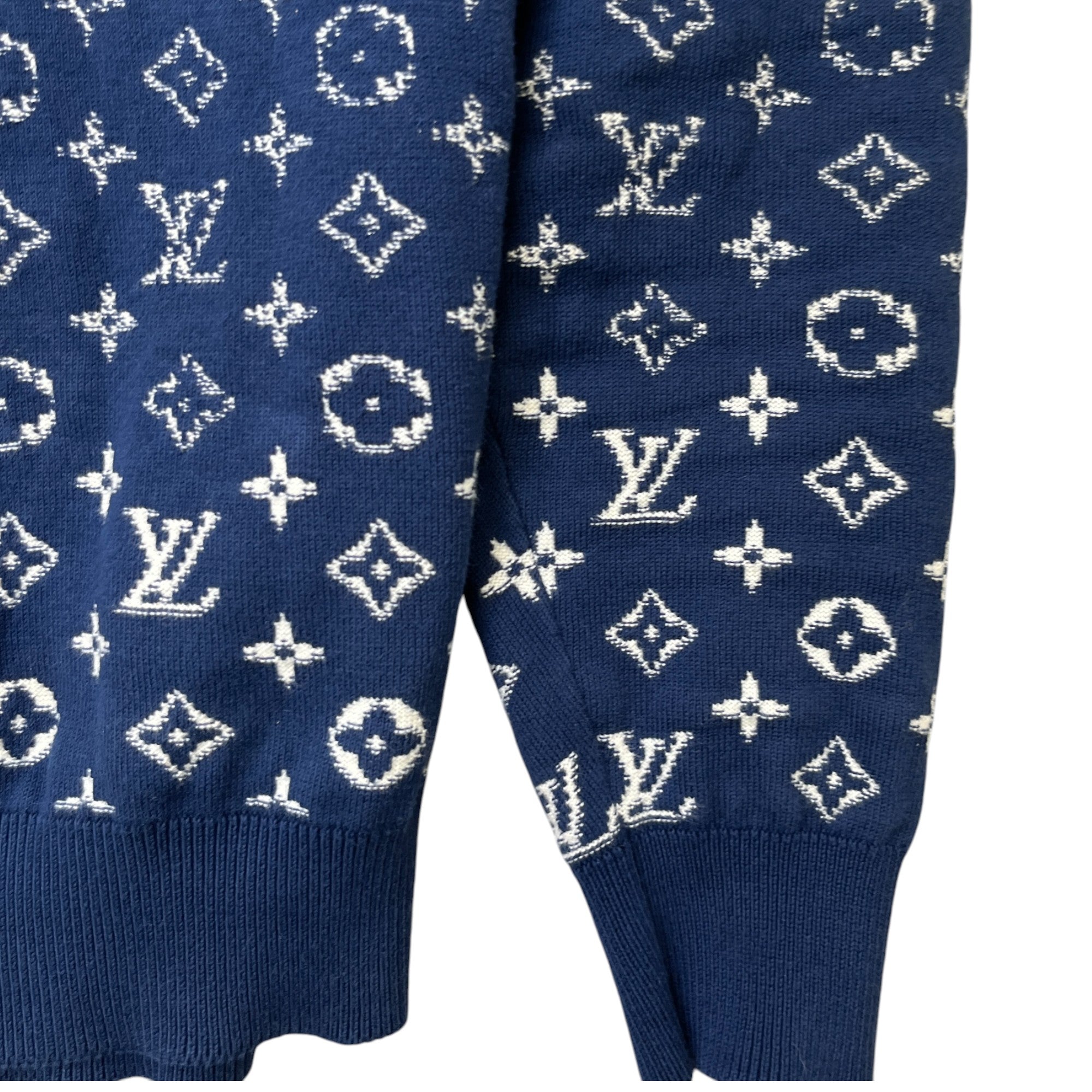Men's Monogram Gradient Jumper Navy Size S