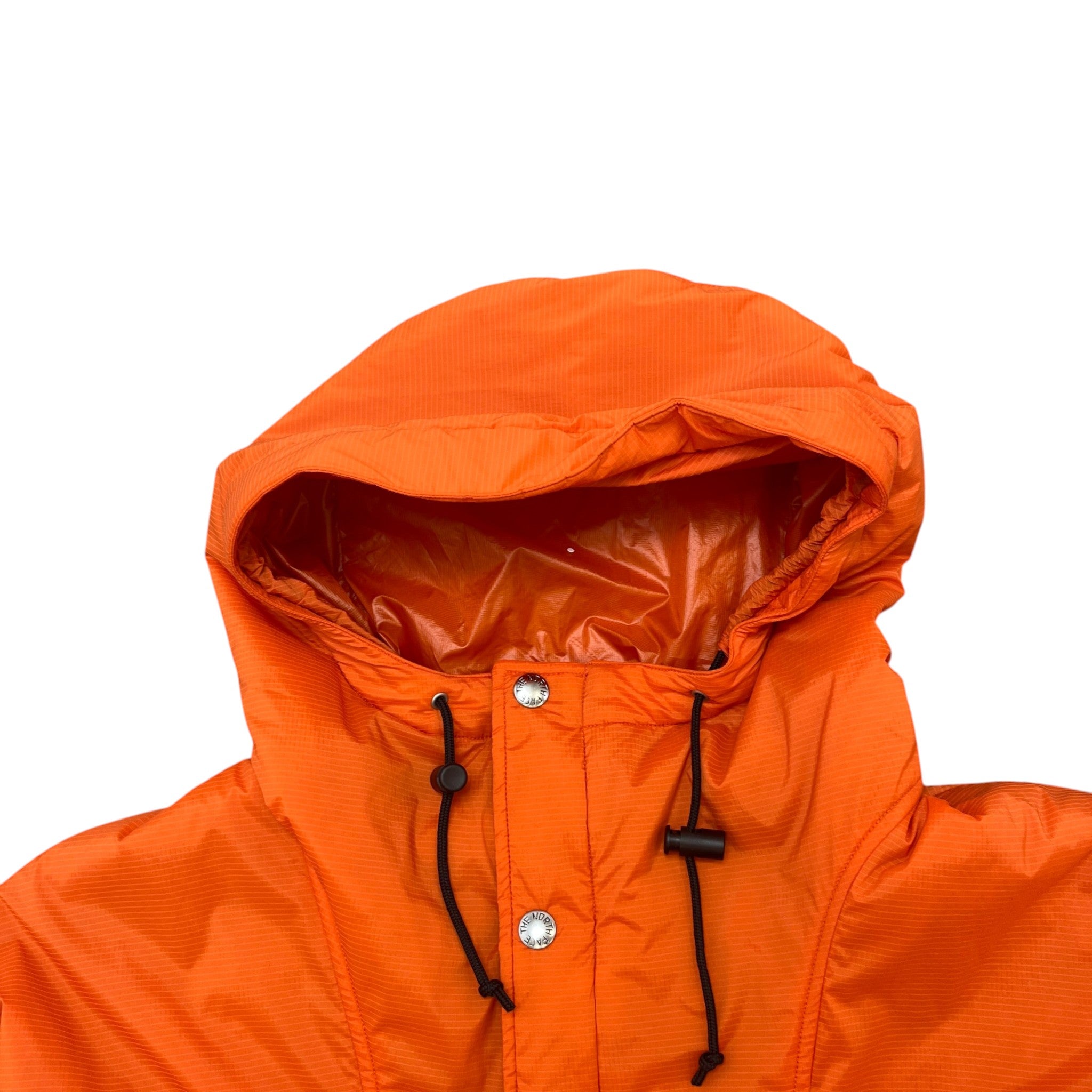 Men's X North Face Down Jacket Orange Size M