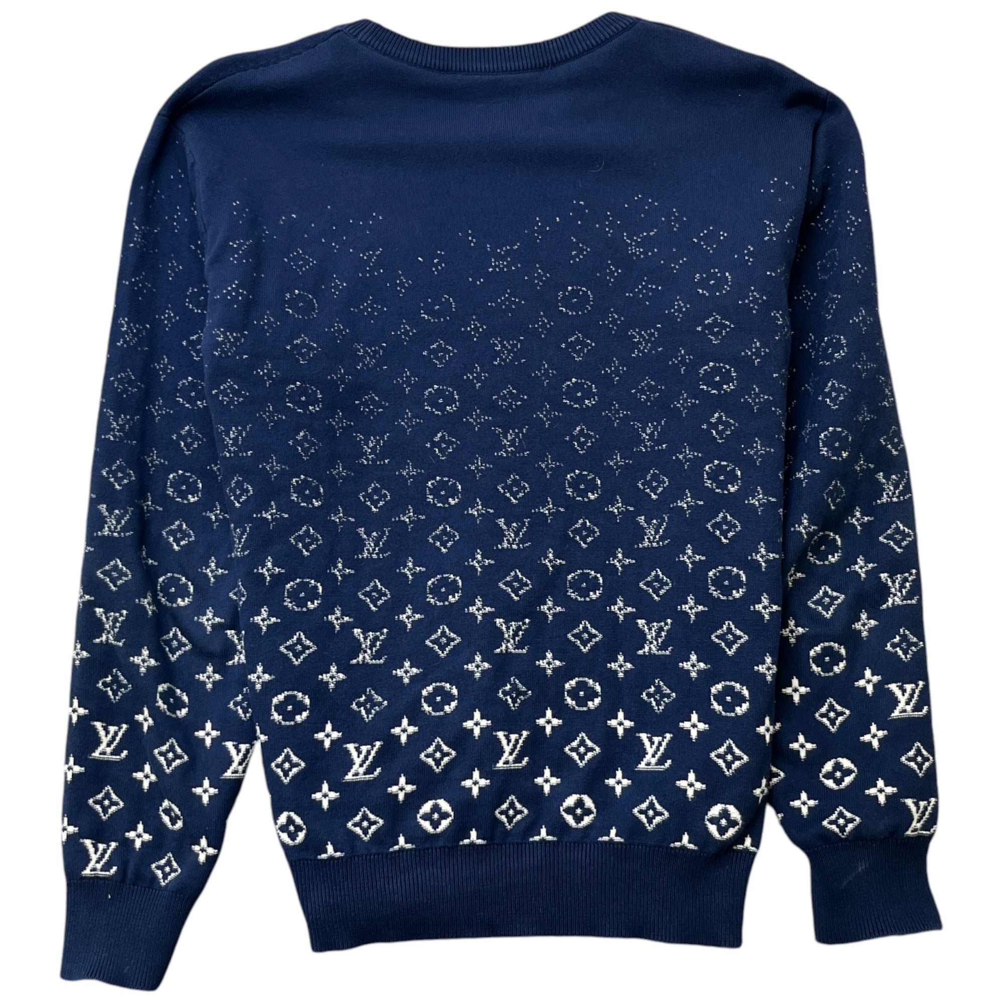 Men's Monogram Gradient Jumper Navy Size S