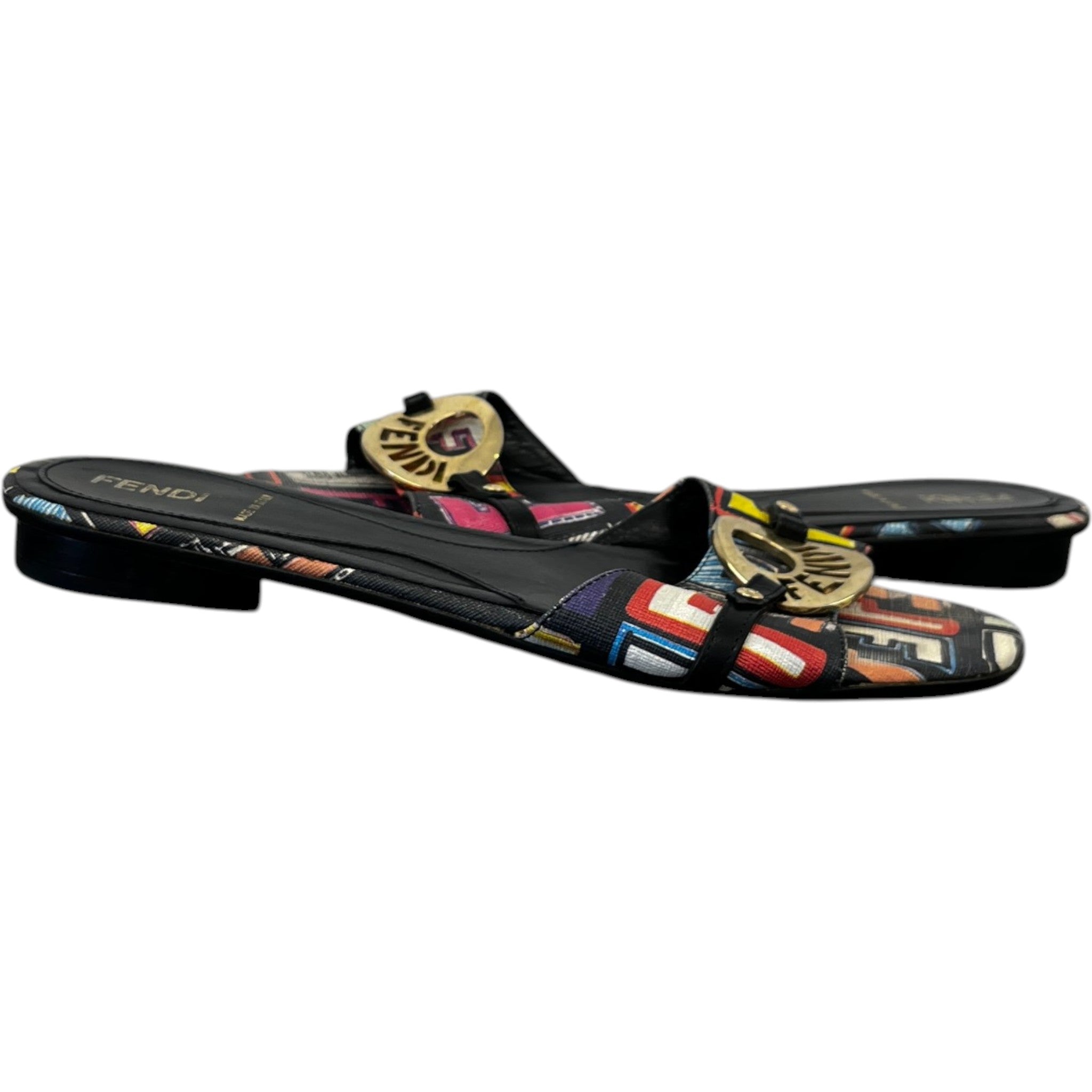 Women's Zucca Spalmati Slides Multi-Coloured Size EU 36 / UK 3
