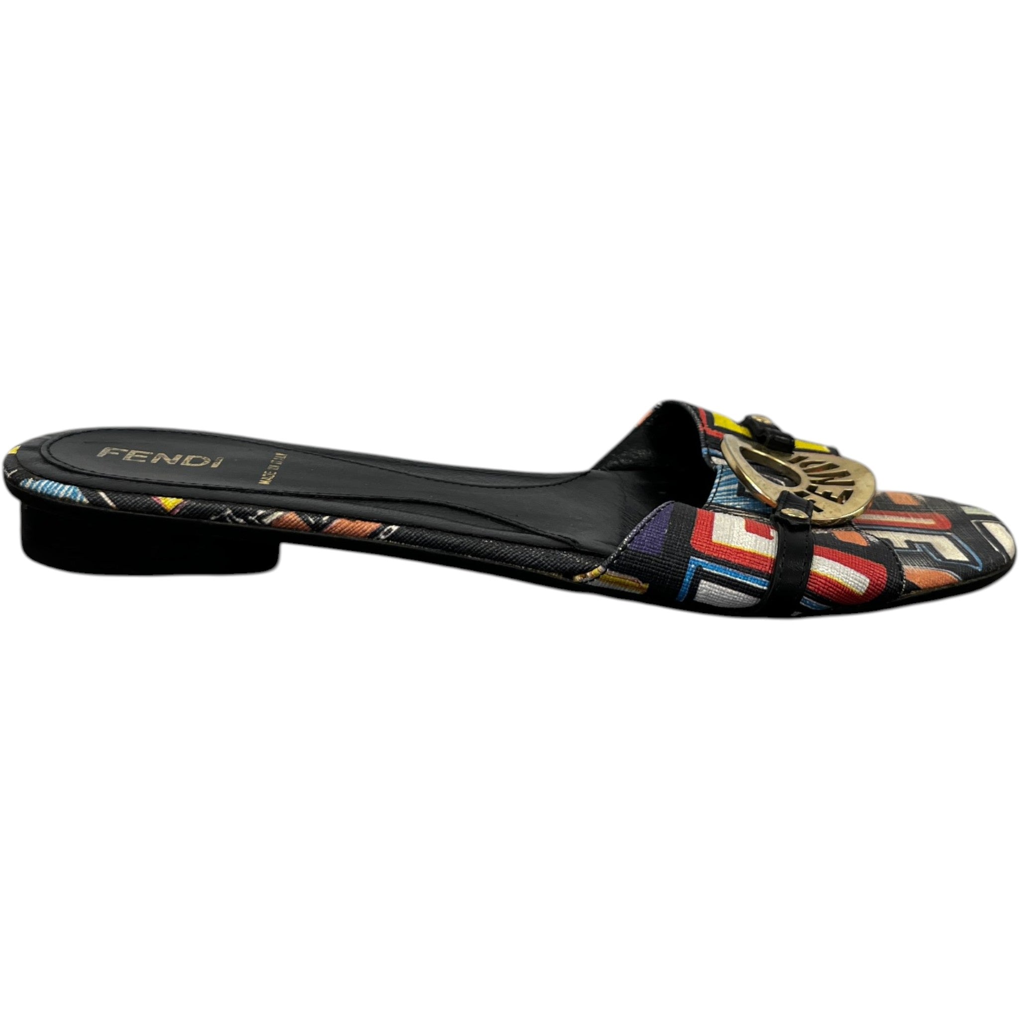 Women's Zucca Spalmati Slides Multi-Coloured Size EU 36 / UK 3