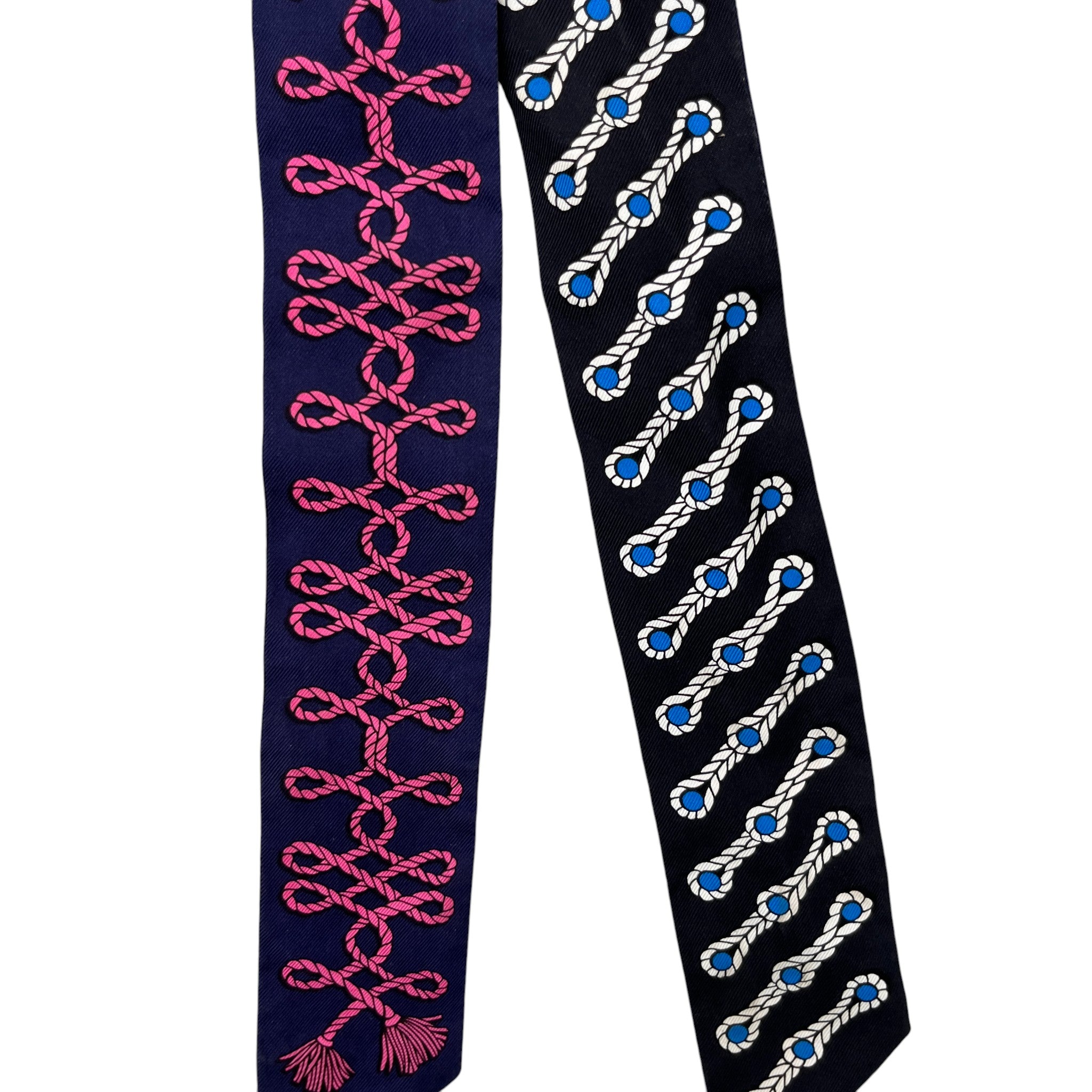 Women's Twilly Indigo Rosevif Marine Scarf Navy