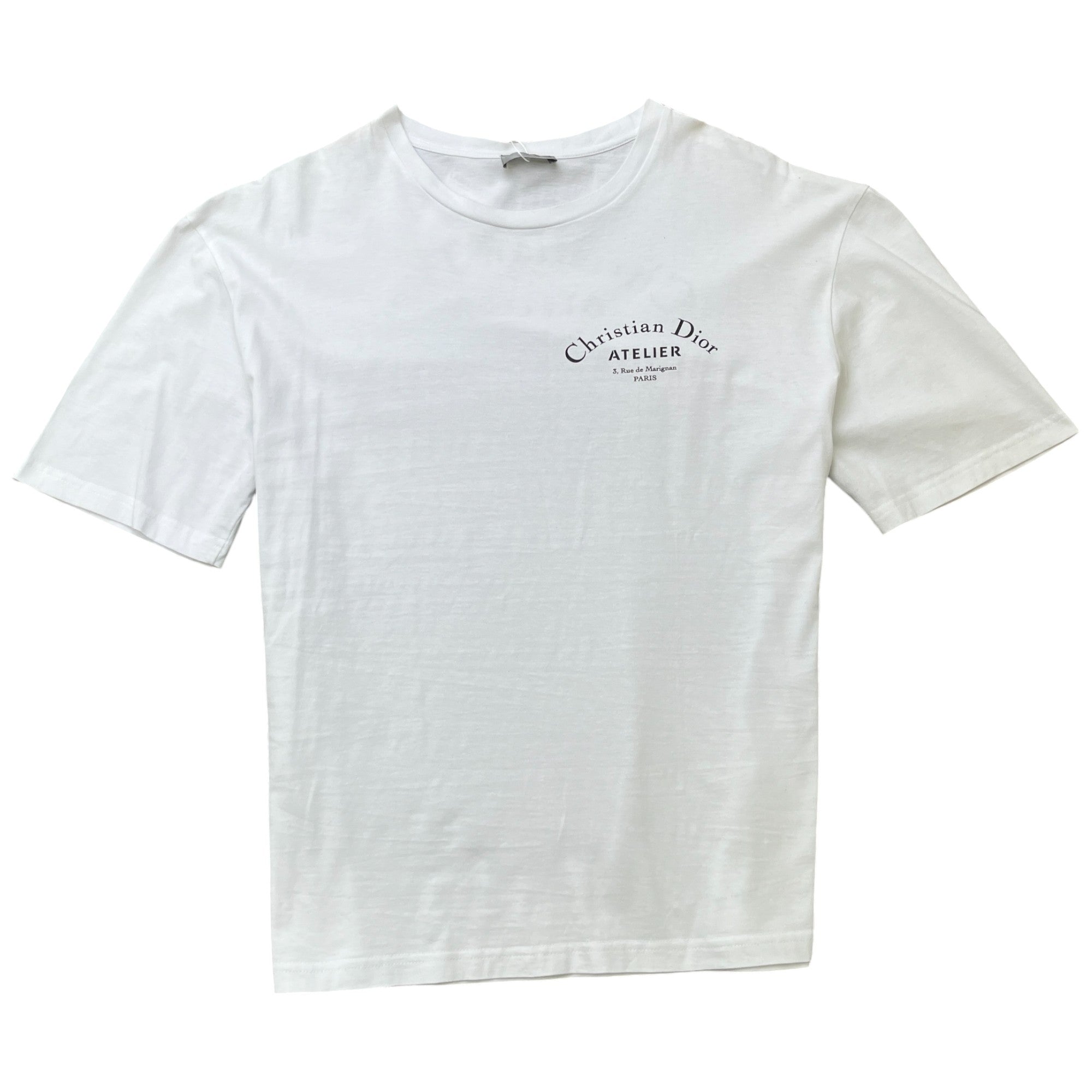 Men's Atelier Logo T-Shirt White Size L