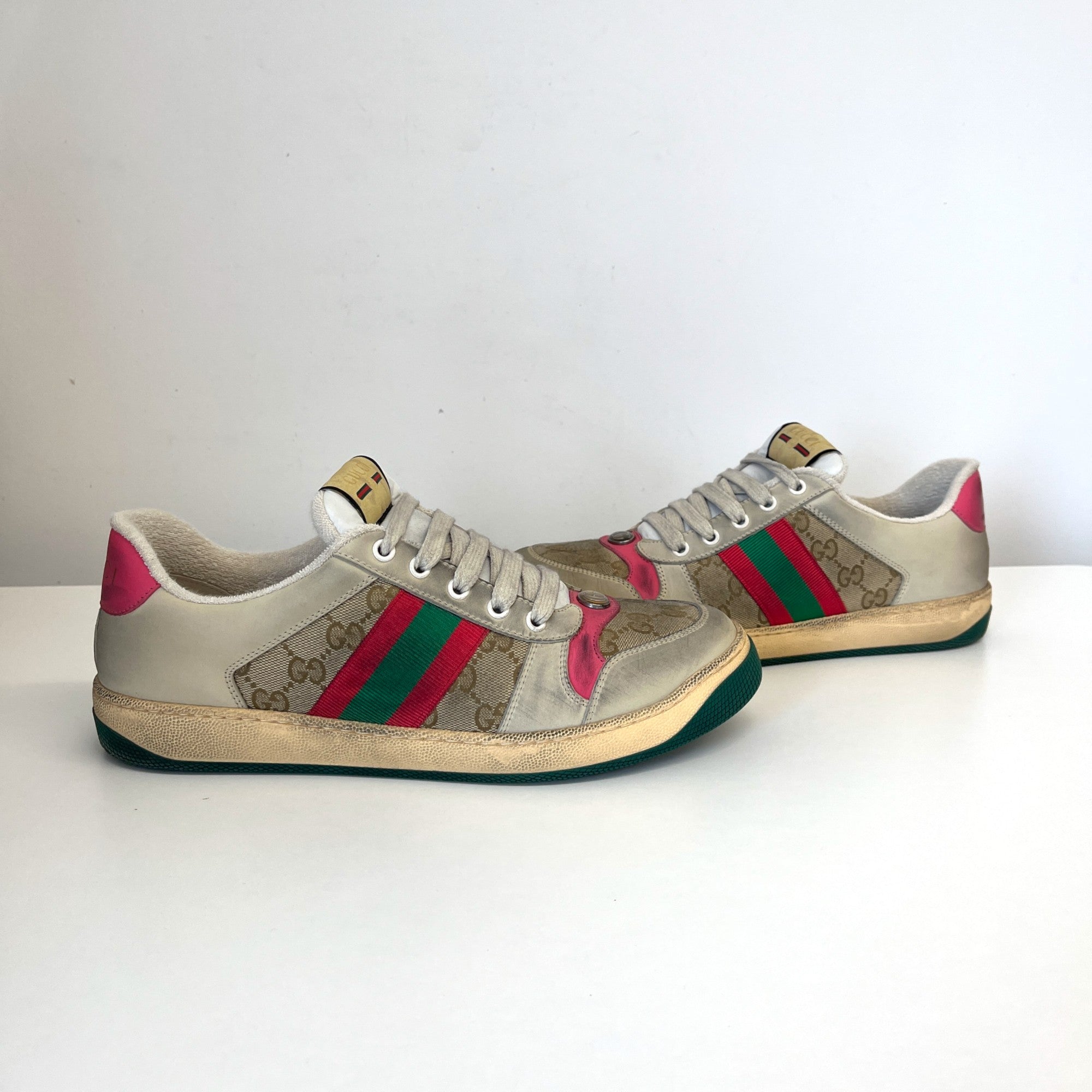 Women's Screener Low Trainers Beige Size EU 41.5 / UK 8.5