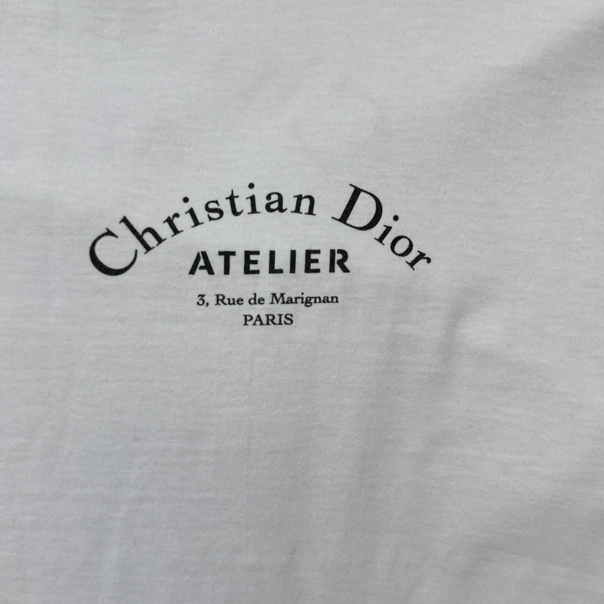 Men's Atelier Logo T-Shirt White Size L