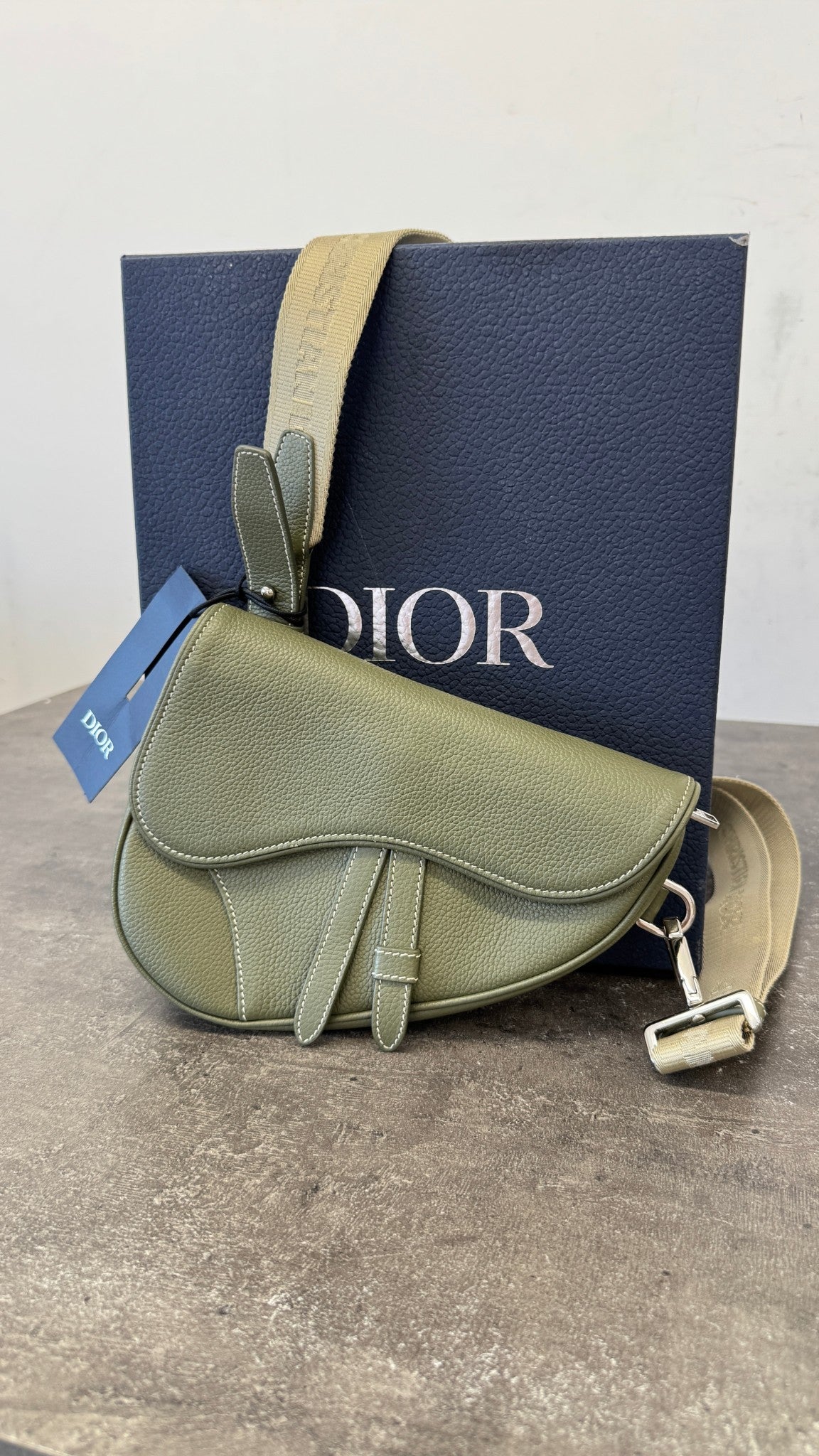 Men's Saddle Bag Khaki