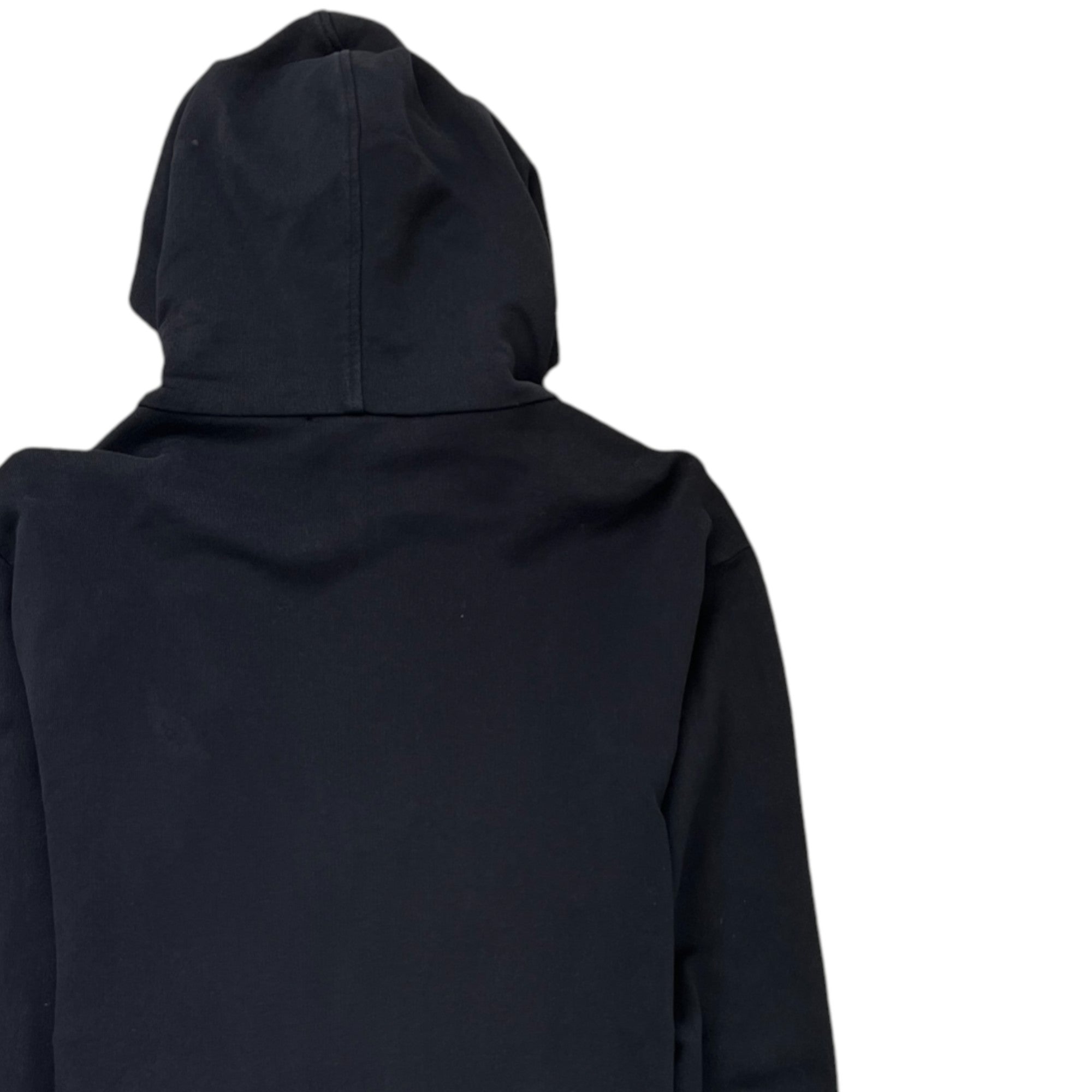 Men's Plaque Logo Hoodie Black Size IT 52 / UK XL