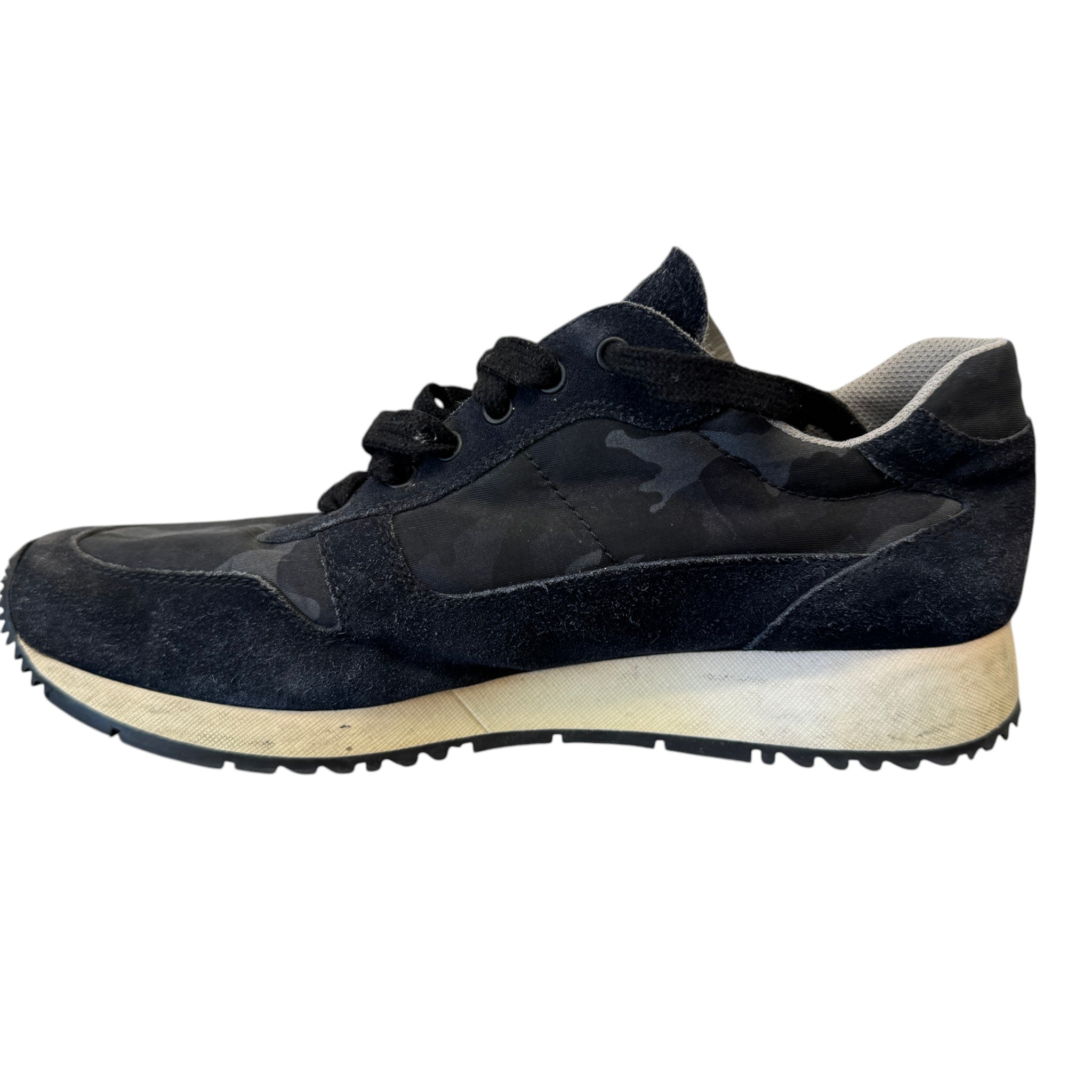 Men's Camo Runners Low Trainers Black Size EU 39 / UK 5