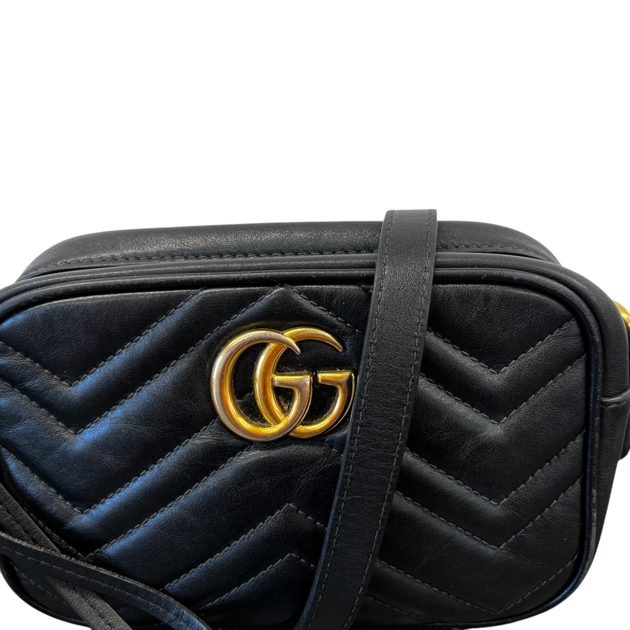 Women's Gg Marmont Small Bag Black
