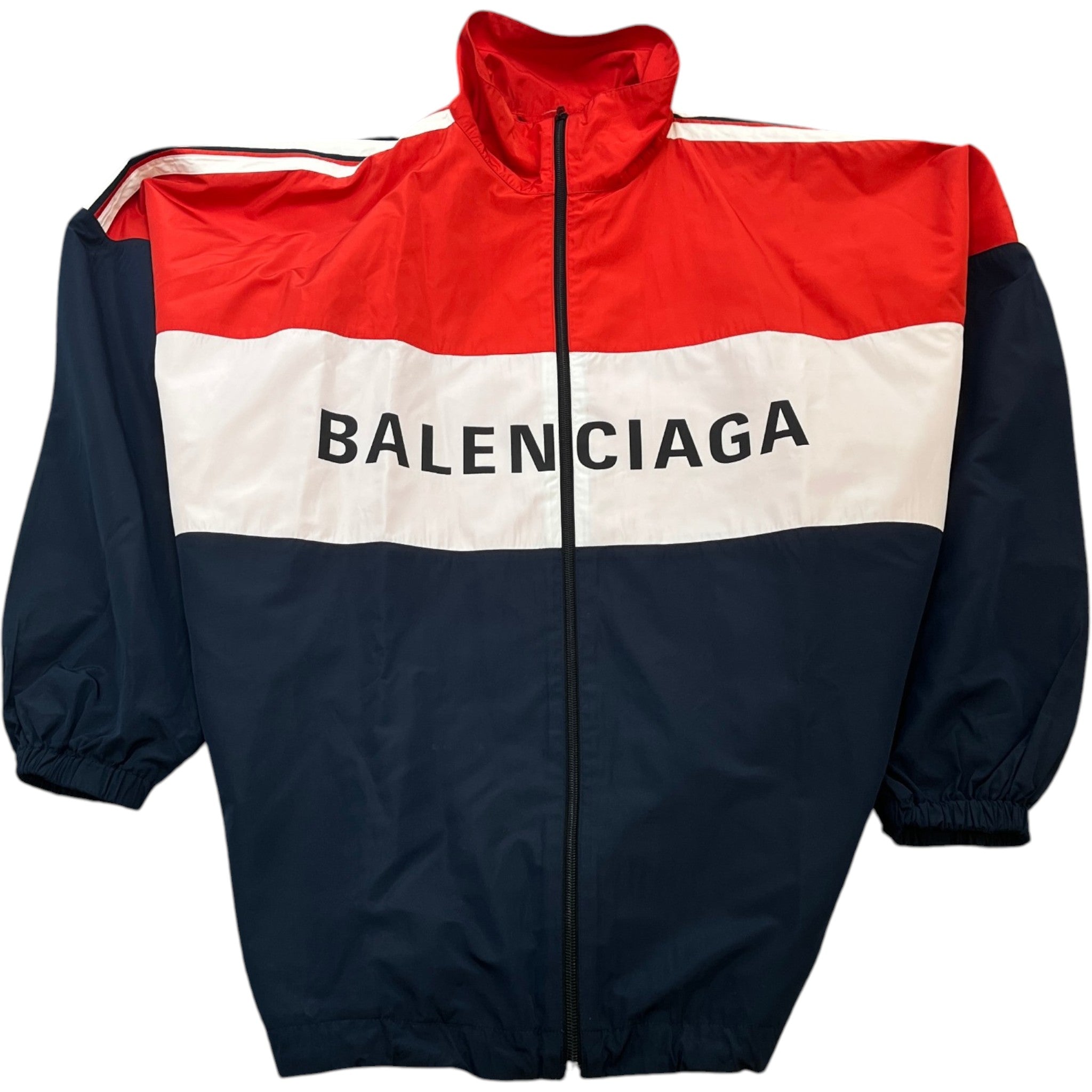 Women's Colourblock Oversized Windbreaker Red Size IT 40 / UK 8