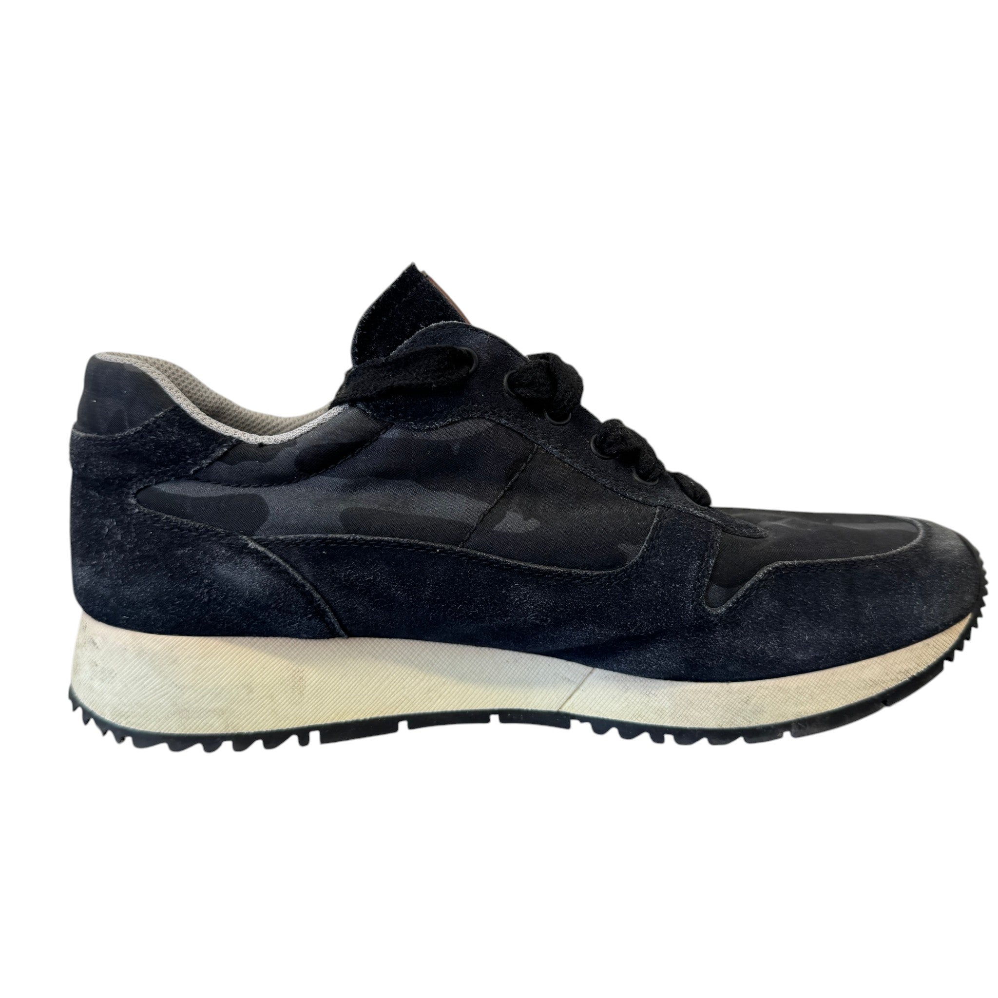 Men's Camo Runners Low Trainers Black Size EU 39 / UK 5