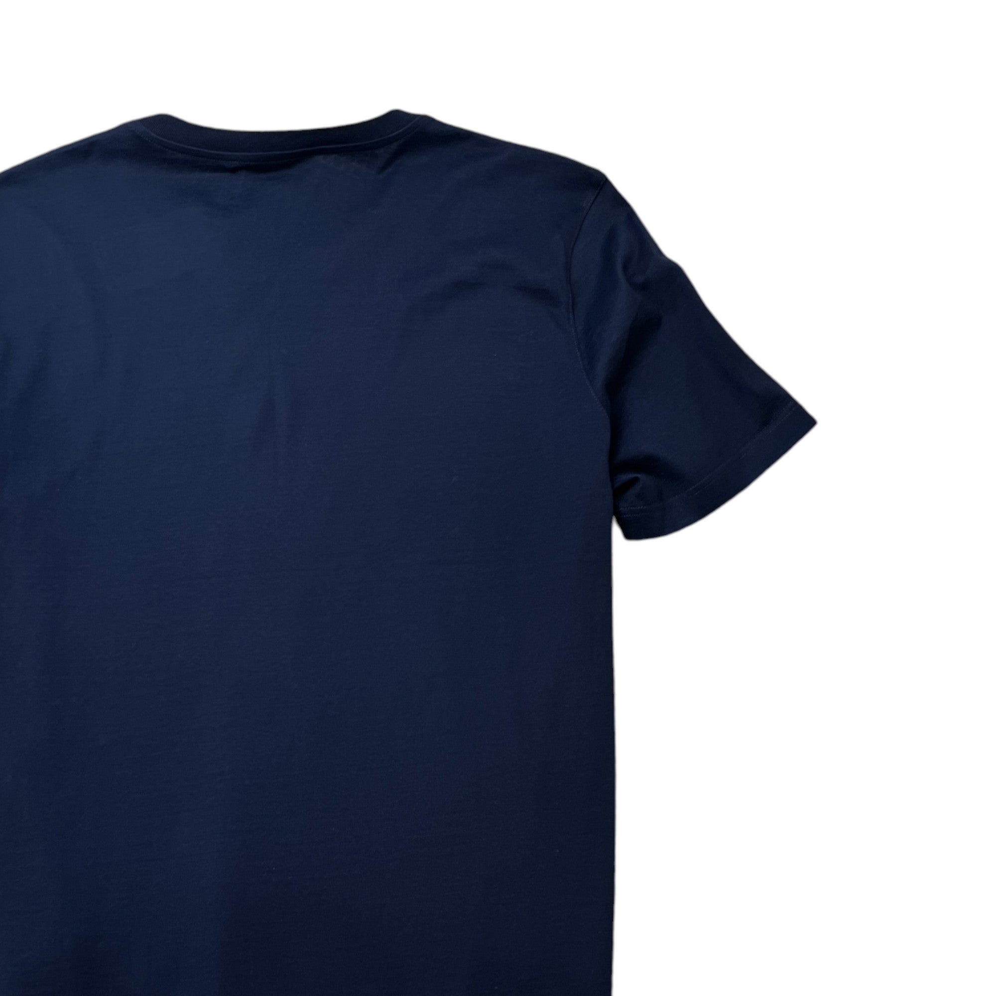 Men's Embroidered Logo T-Shirt Navy Size L