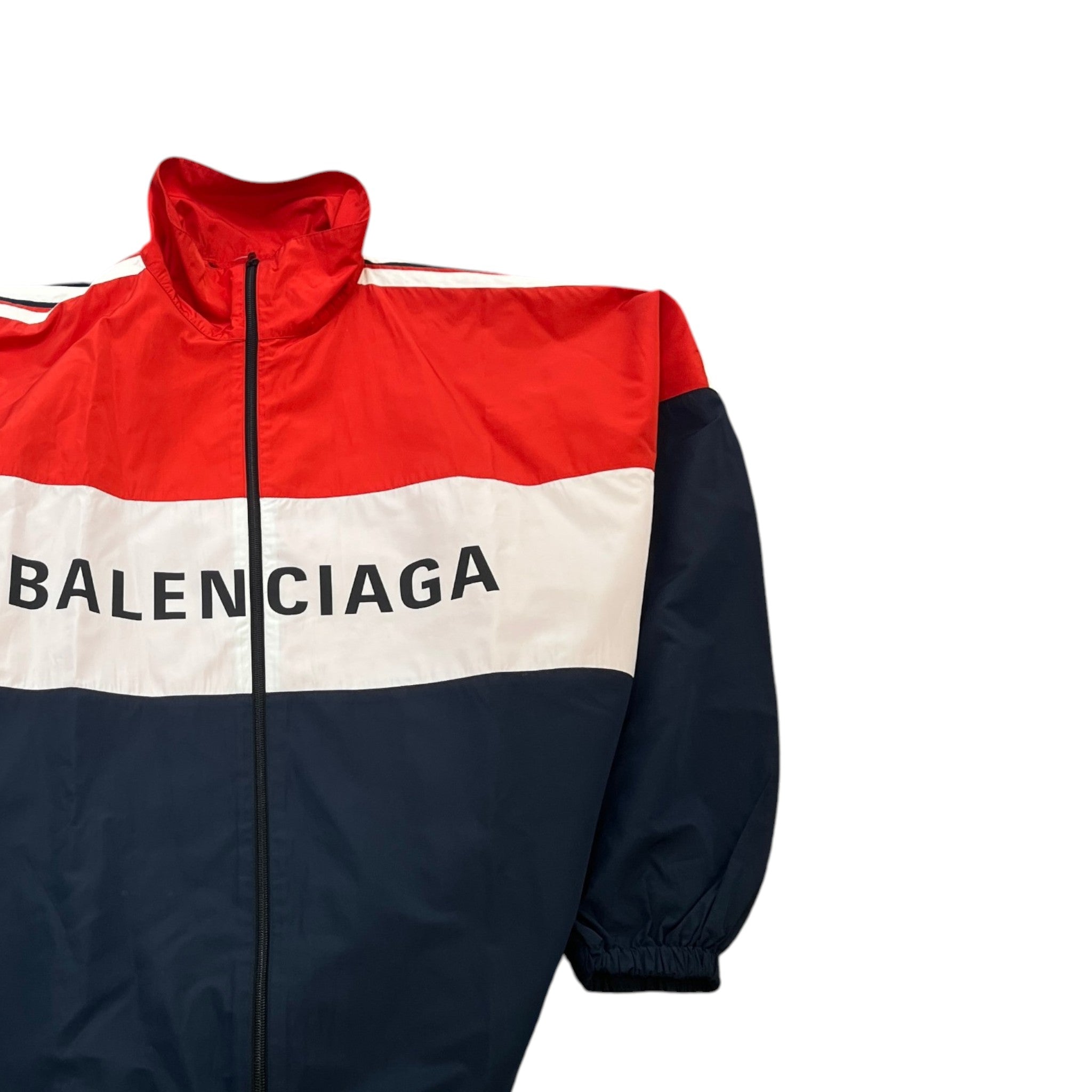 Women's Colourblock Oversized Windbreaker Red Size IT 40 / UK 8