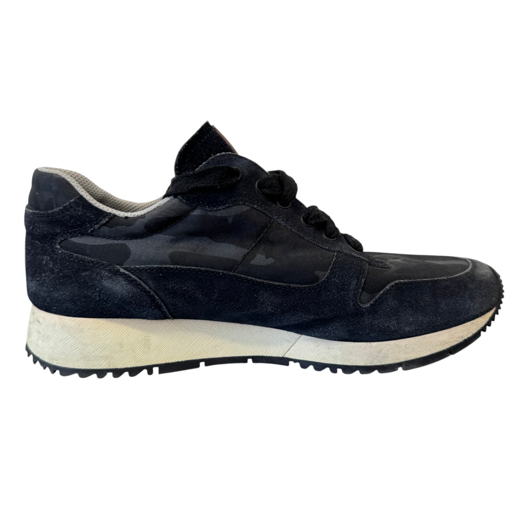 Men's Camo Runners Low Trainers Black Size EU 39 / UK 5