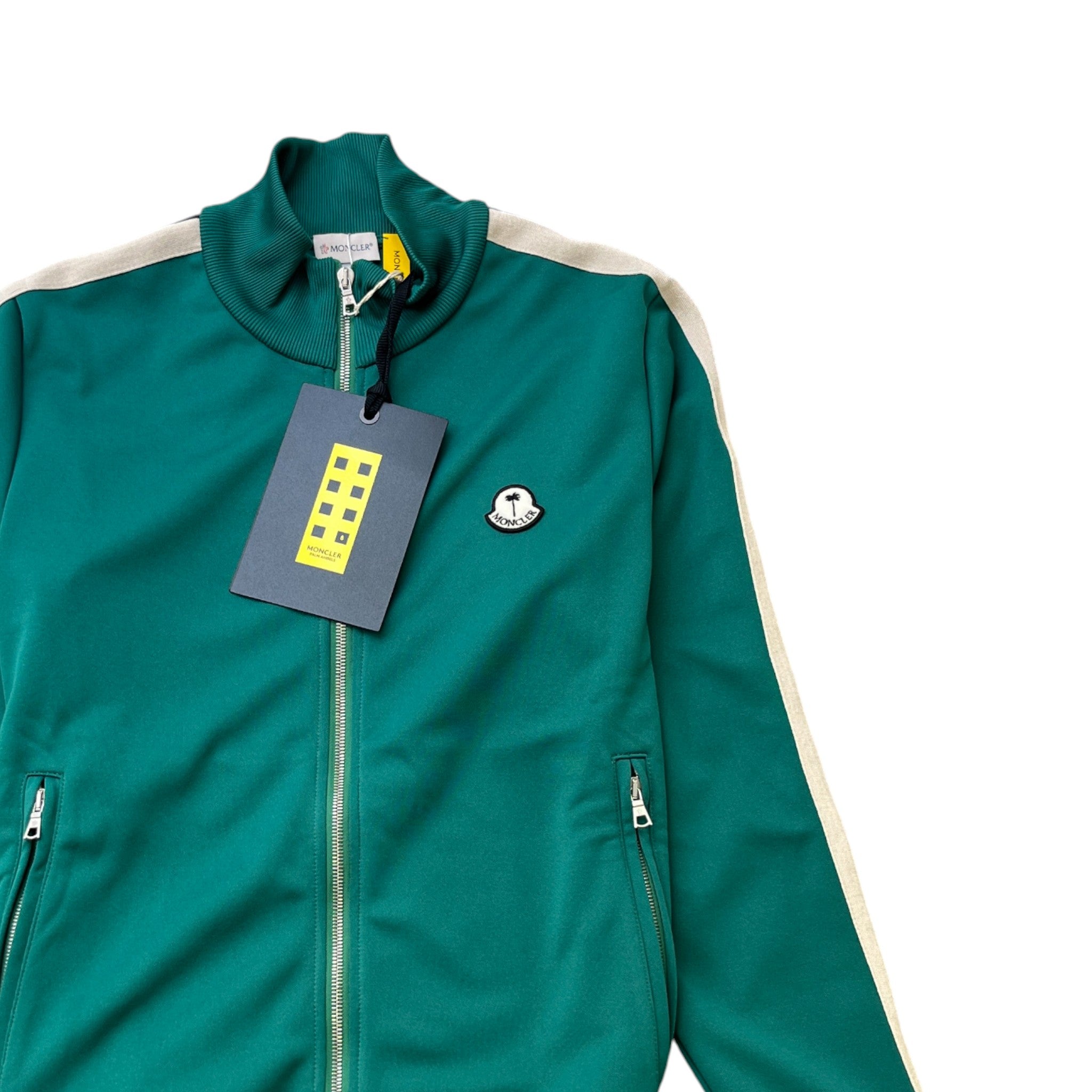 Men's X Palm Angels Maglia Track Jacket Green Size L