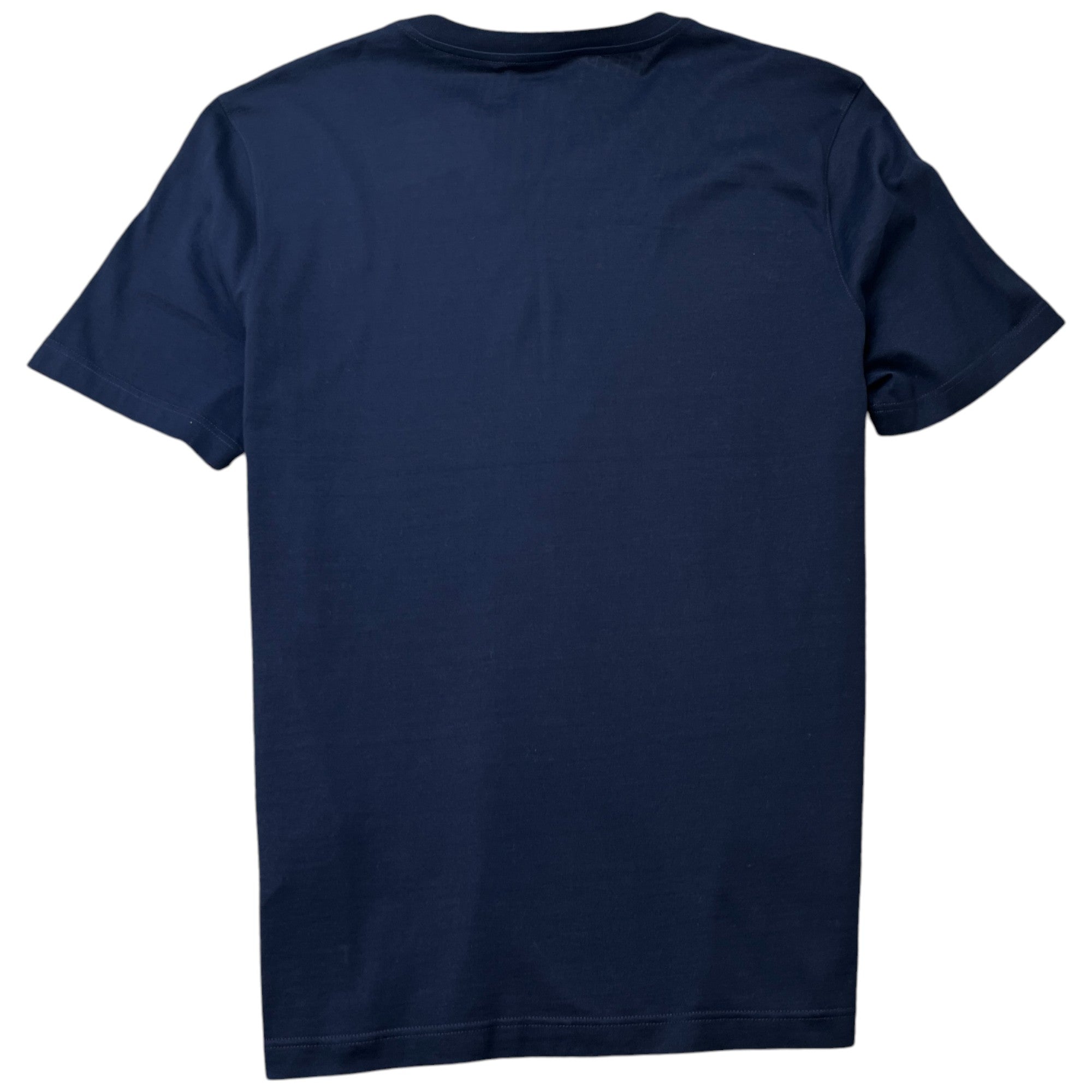 Men's Embroidered Logo T-Shirt Navy Size L