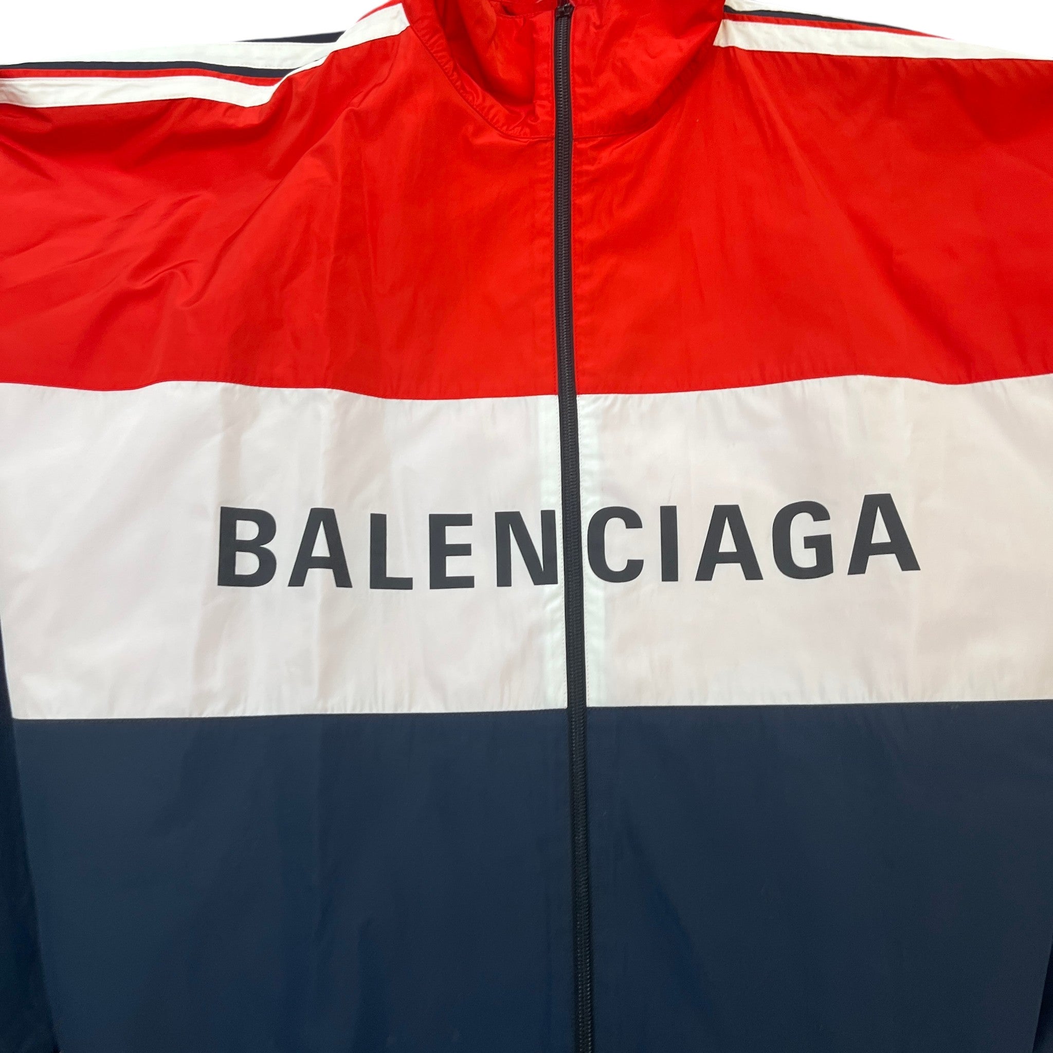 Women's Colourblock Oversized Windbreaker Red Size IT 40 / UK 8