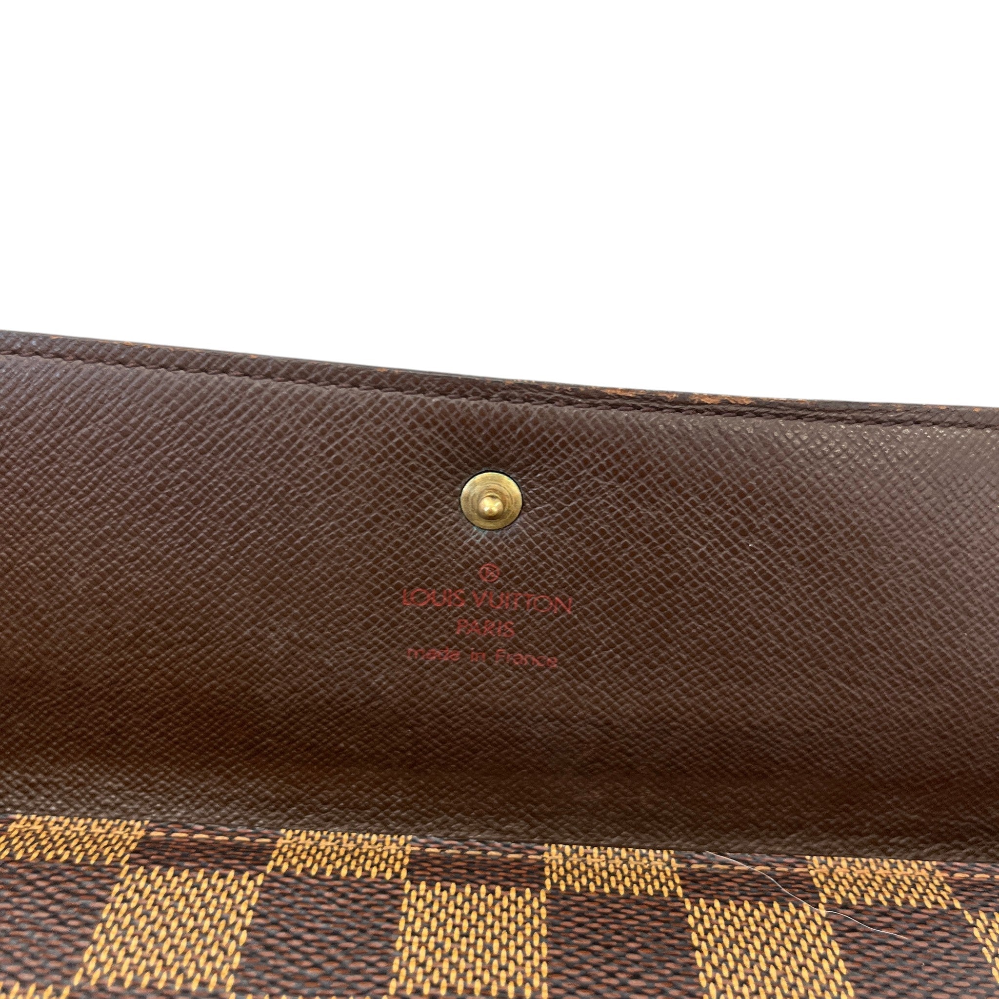 Women's Sarah Damier Ebene Wallet Brown