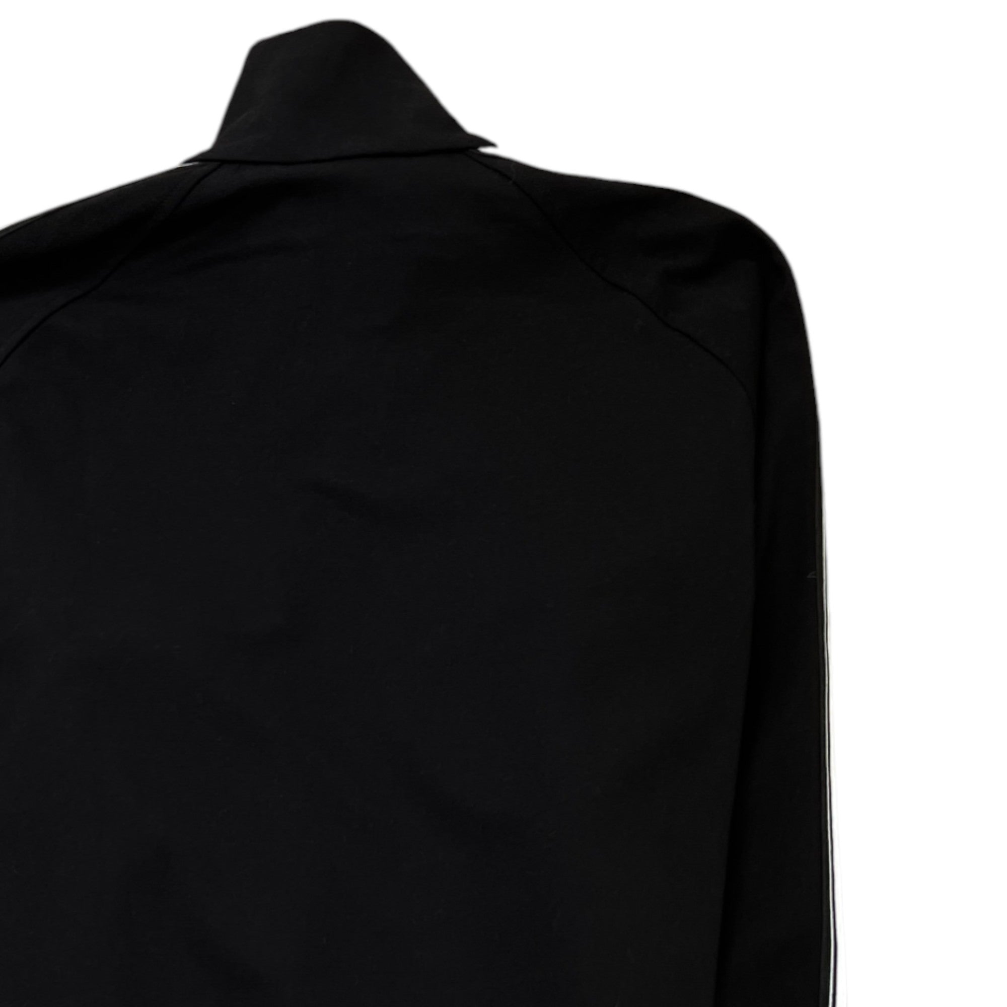 Men's Logo Print Track Jacket Black Size M