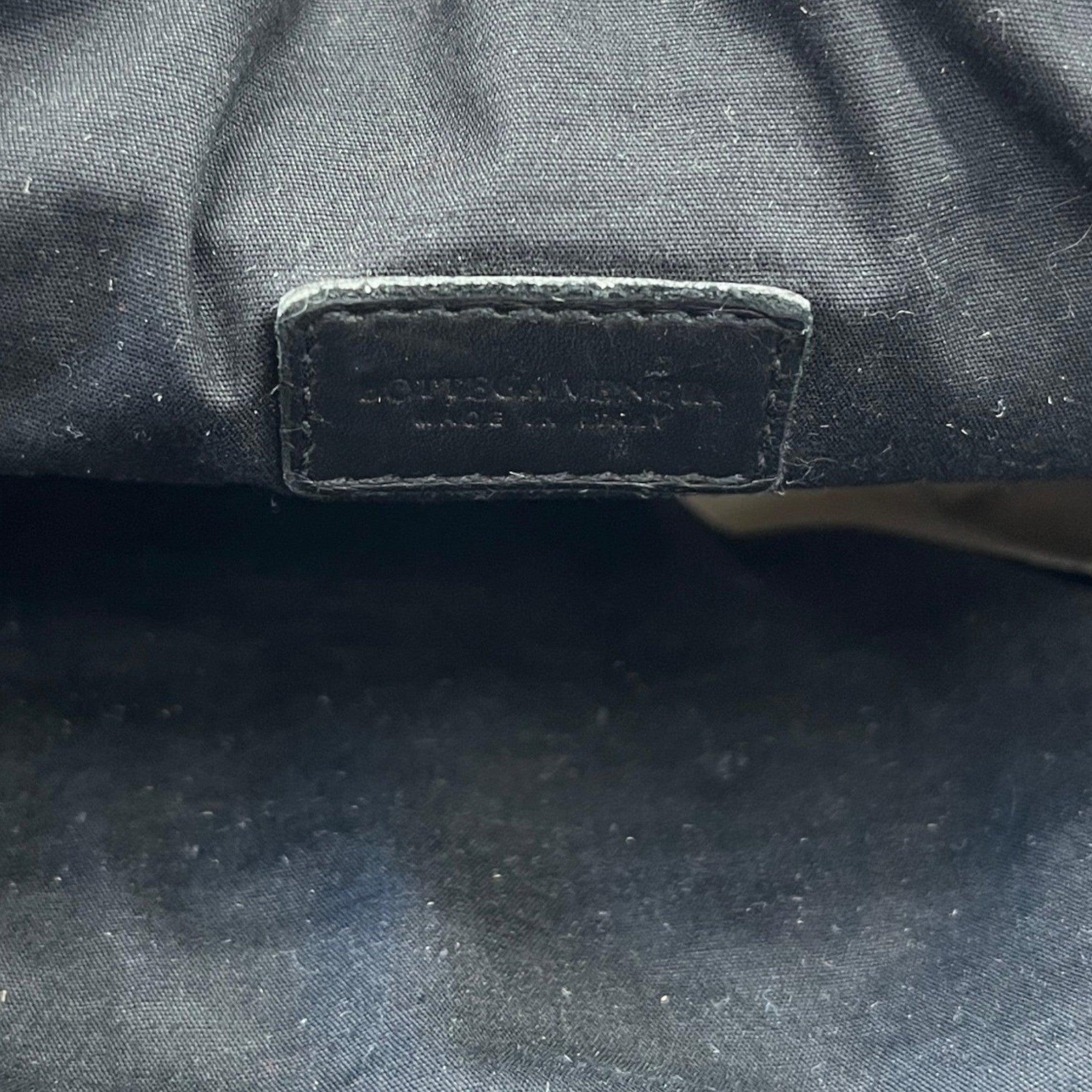 Men's Intrecciato Messenger Bag Black