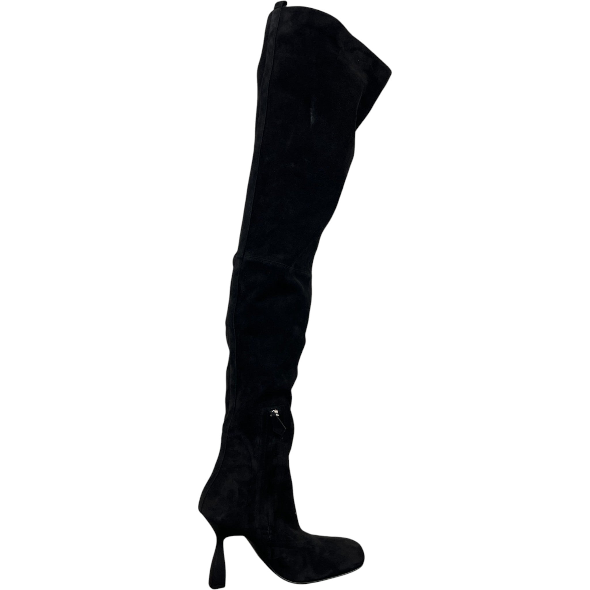 Women's Knee High Suede Boots Black Size EU 36.5 / UK 3.5