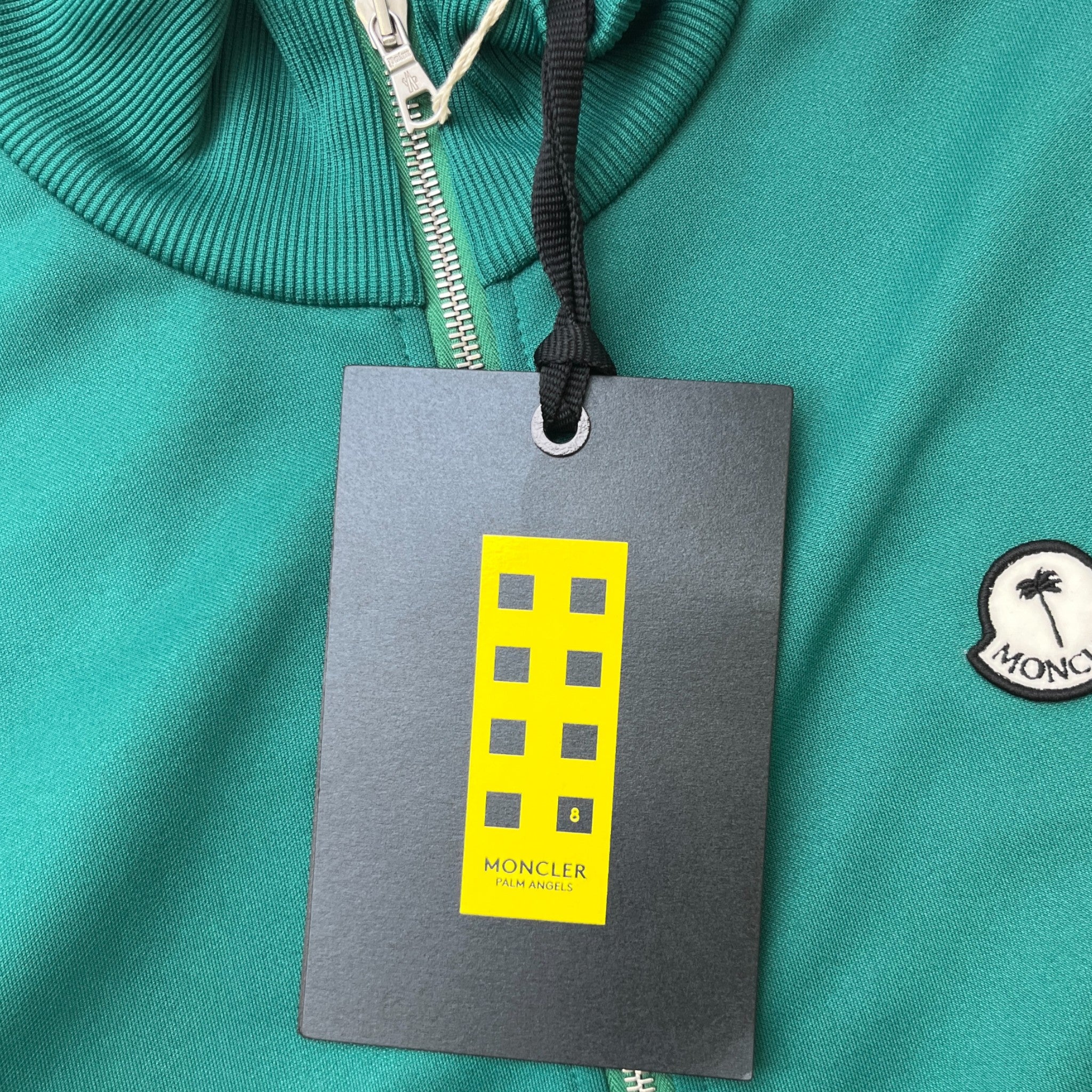 Men's X Palm Angels Maglia Track Jacket Green Size L