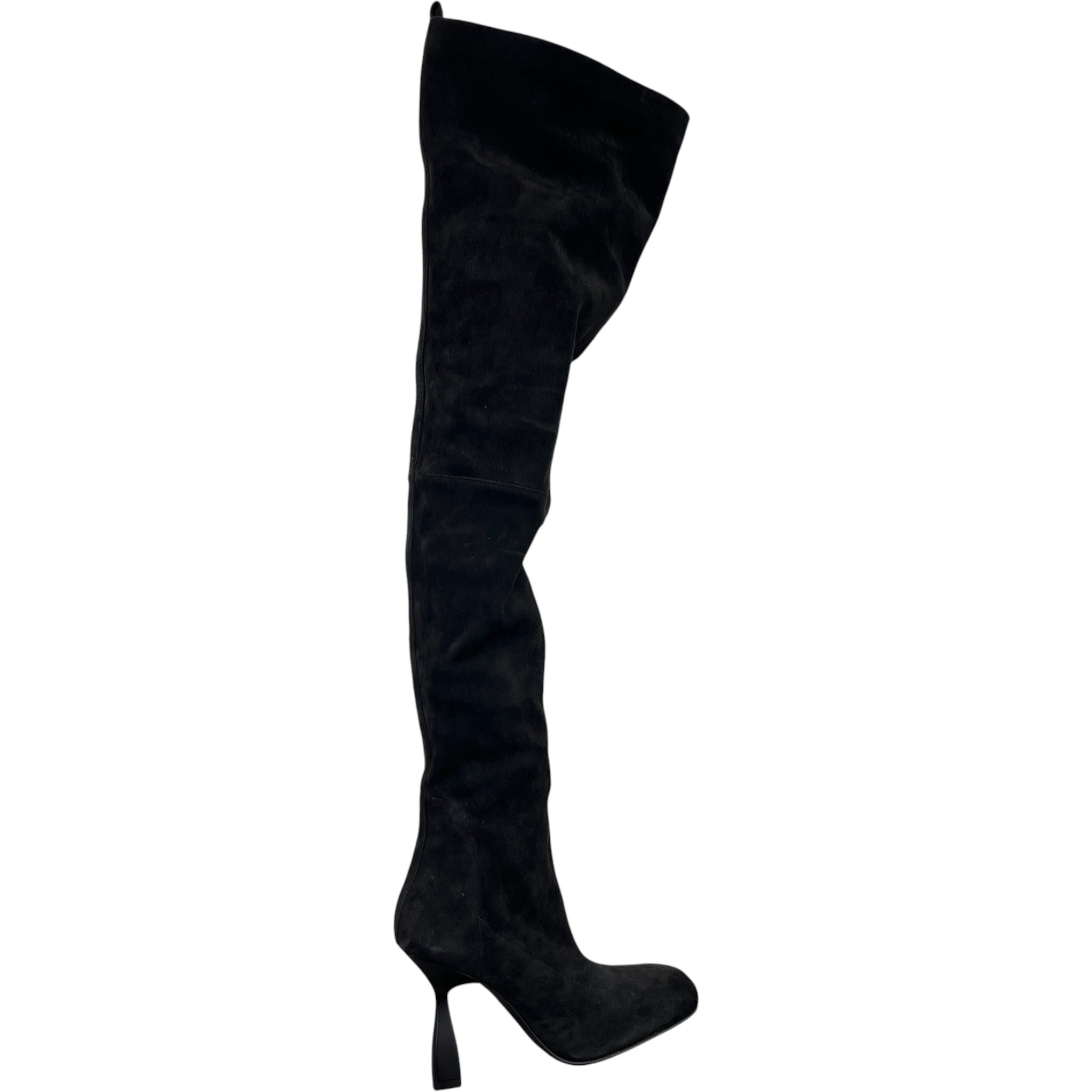 Women's Knee High Suede Boots Black Size EU 36.5 / UK 3.5