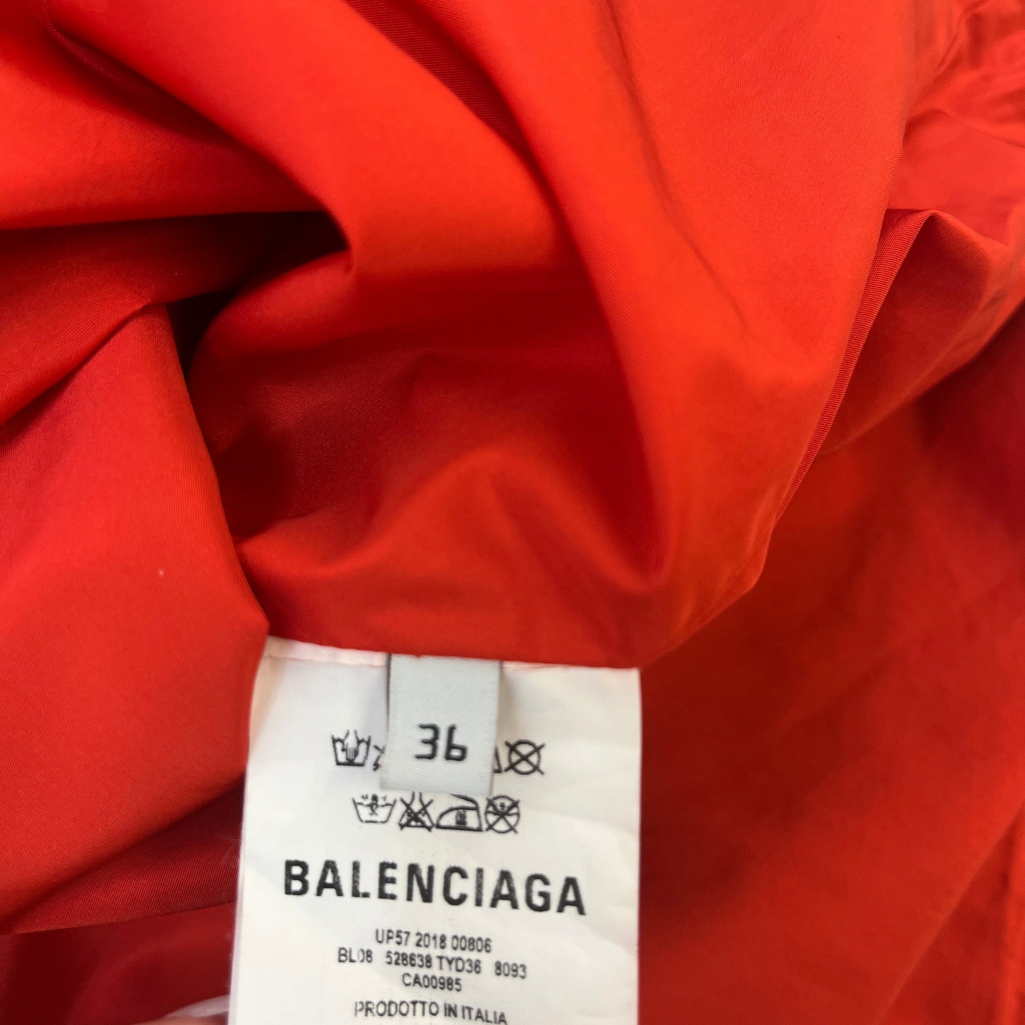 Women's Colourblock Oversized Windbreaker Red Size IT 40 / UK 8