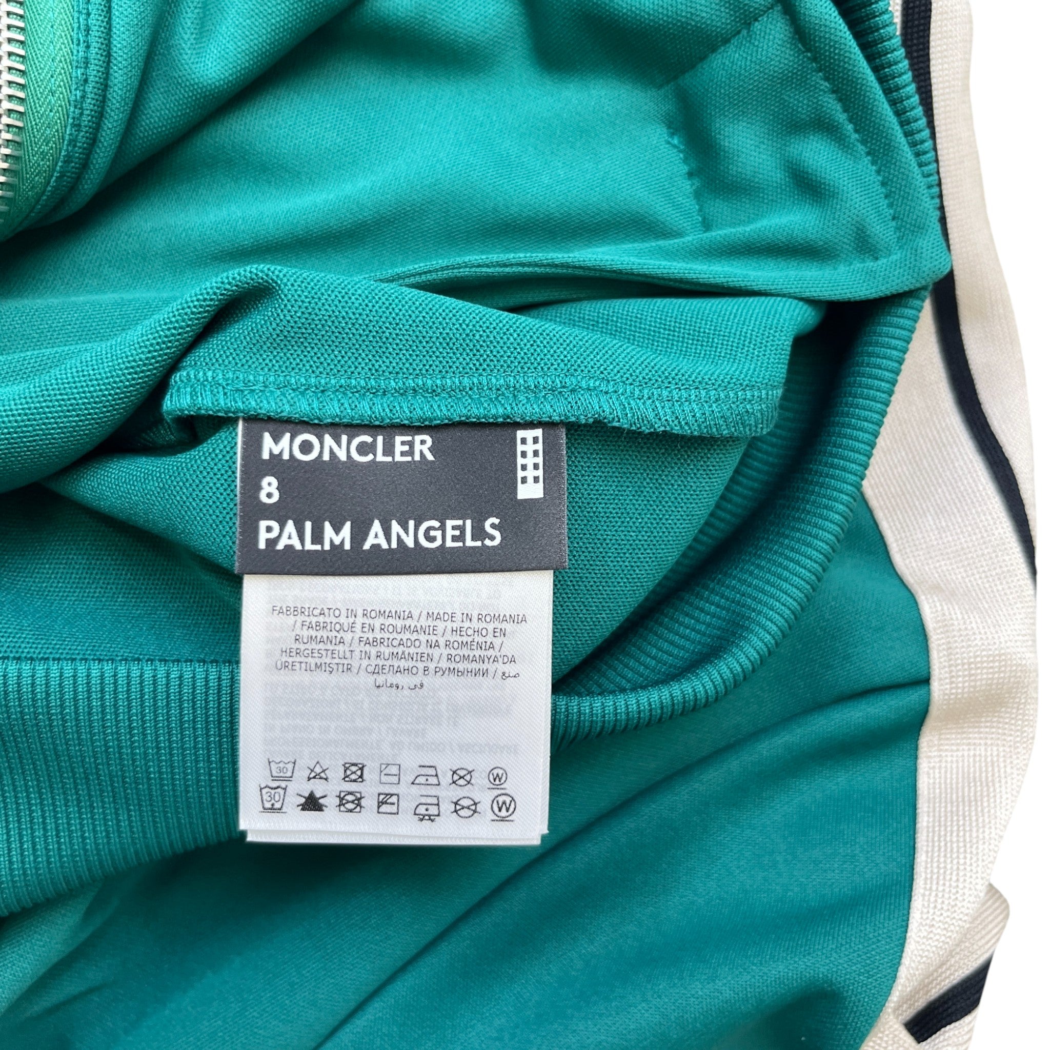 Men's X Palm Angels Maglia Track Jacket Green Size L
