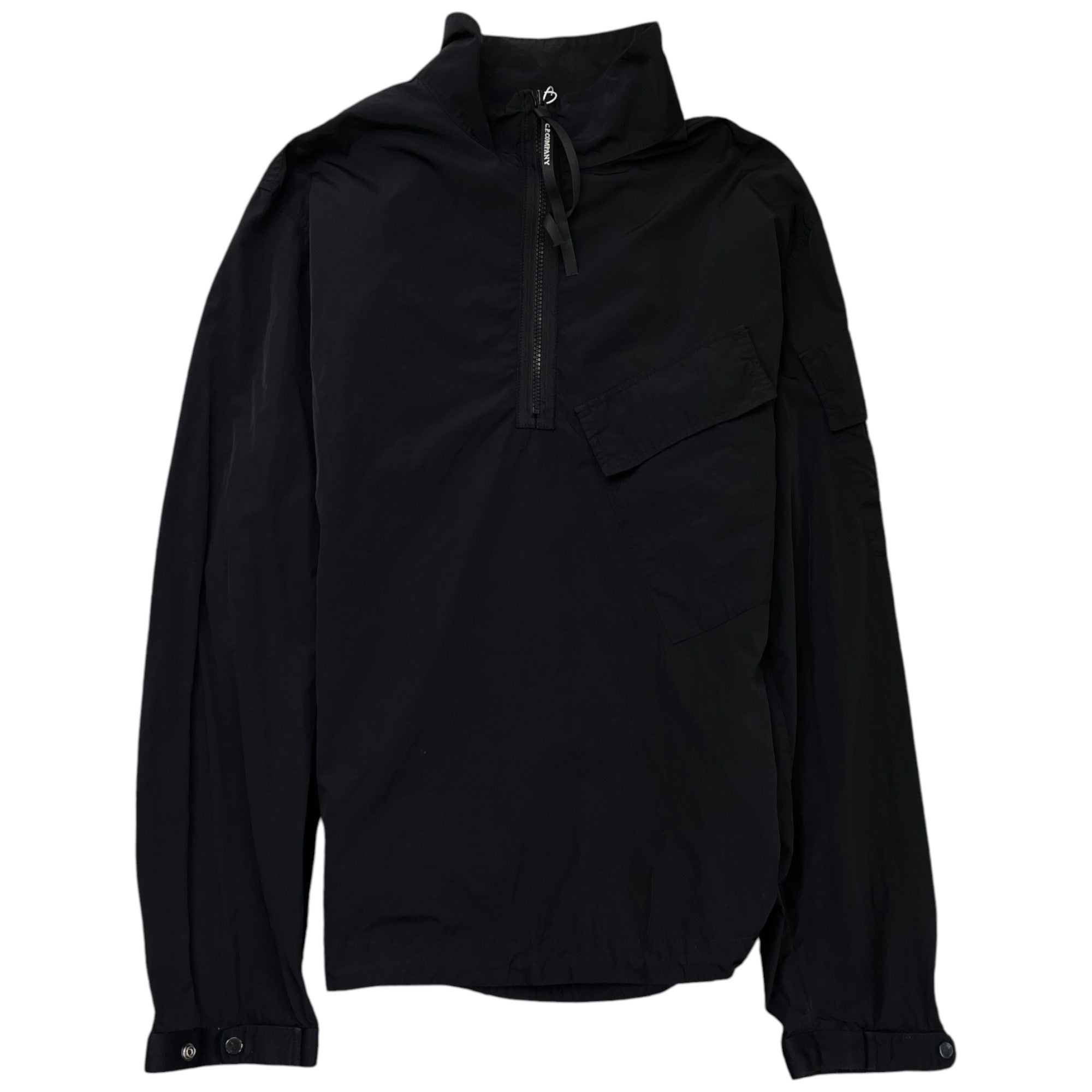 Men's Lens Logo Windbreaker Black Size S