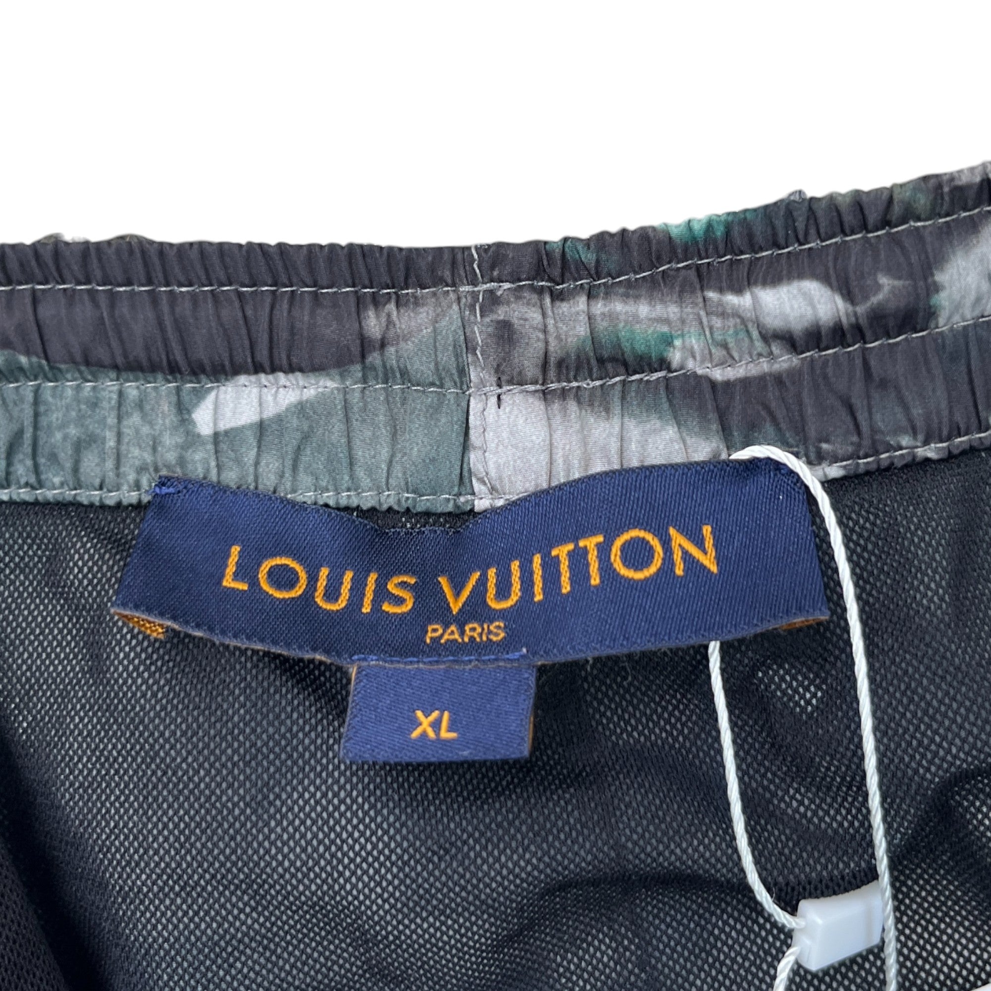 Men's Camoflage Swim Shorts Green Size XL