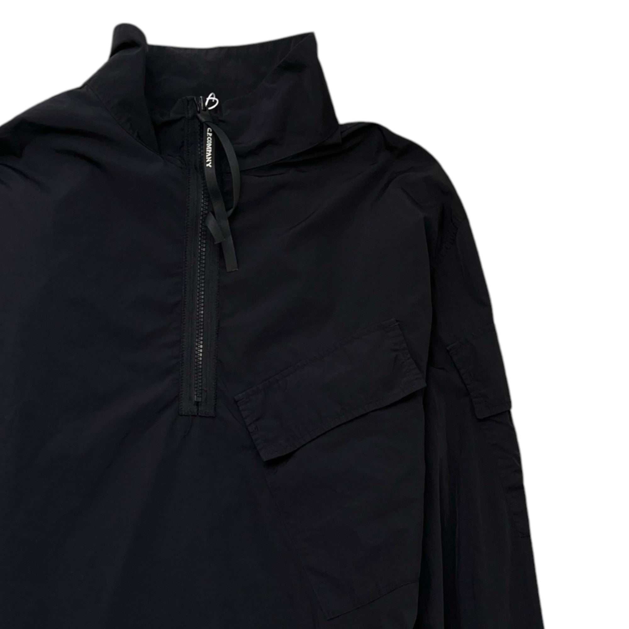 Men's Lens Logo Windbreaker Black Size S