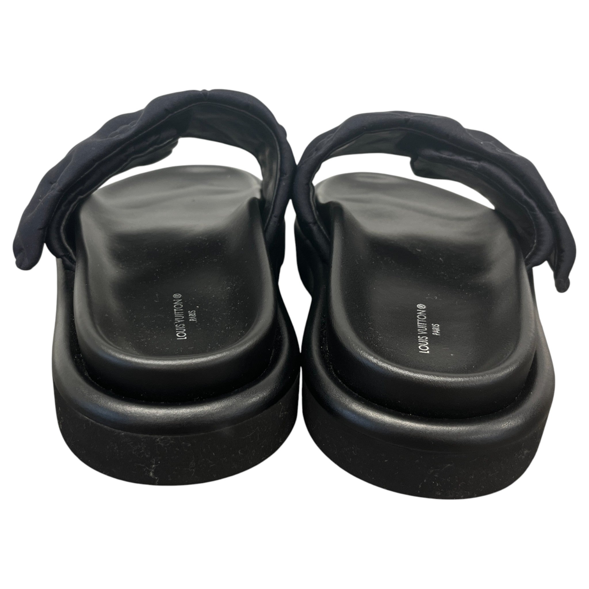 Women's Monogram Pool Pillow Mules Black Size EU 38 / UK 5