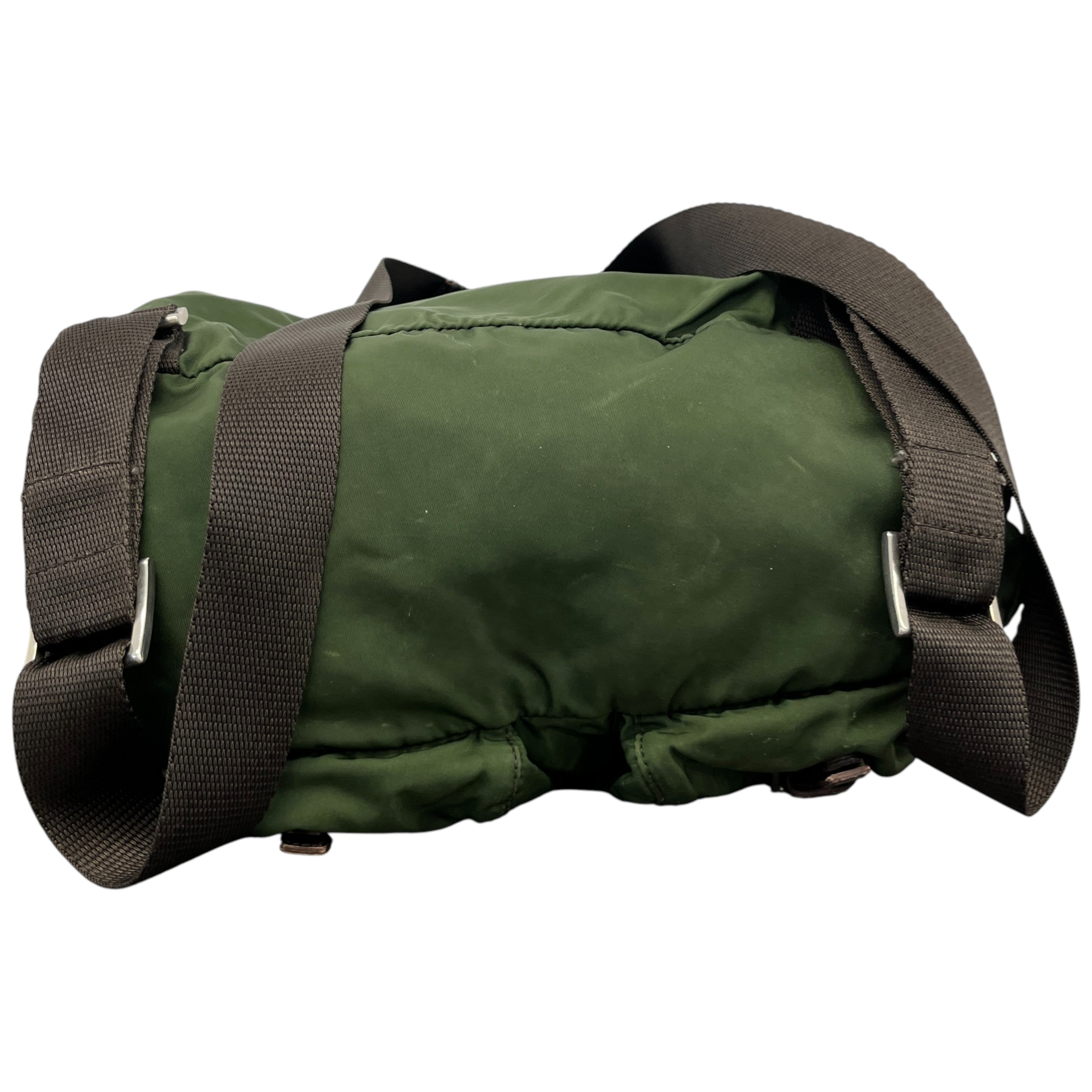 Women's Plaque Logo Backpack Khaki