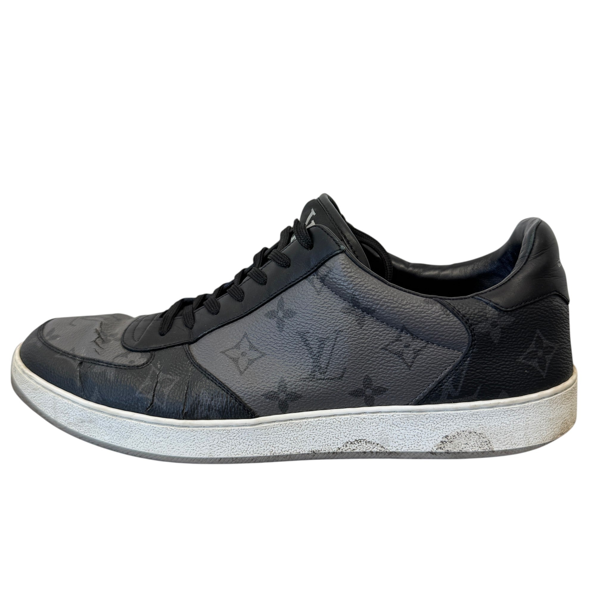 Men's Monogram Eclipse Rivoli Low Trainers Black Size EU 44 / UK 10