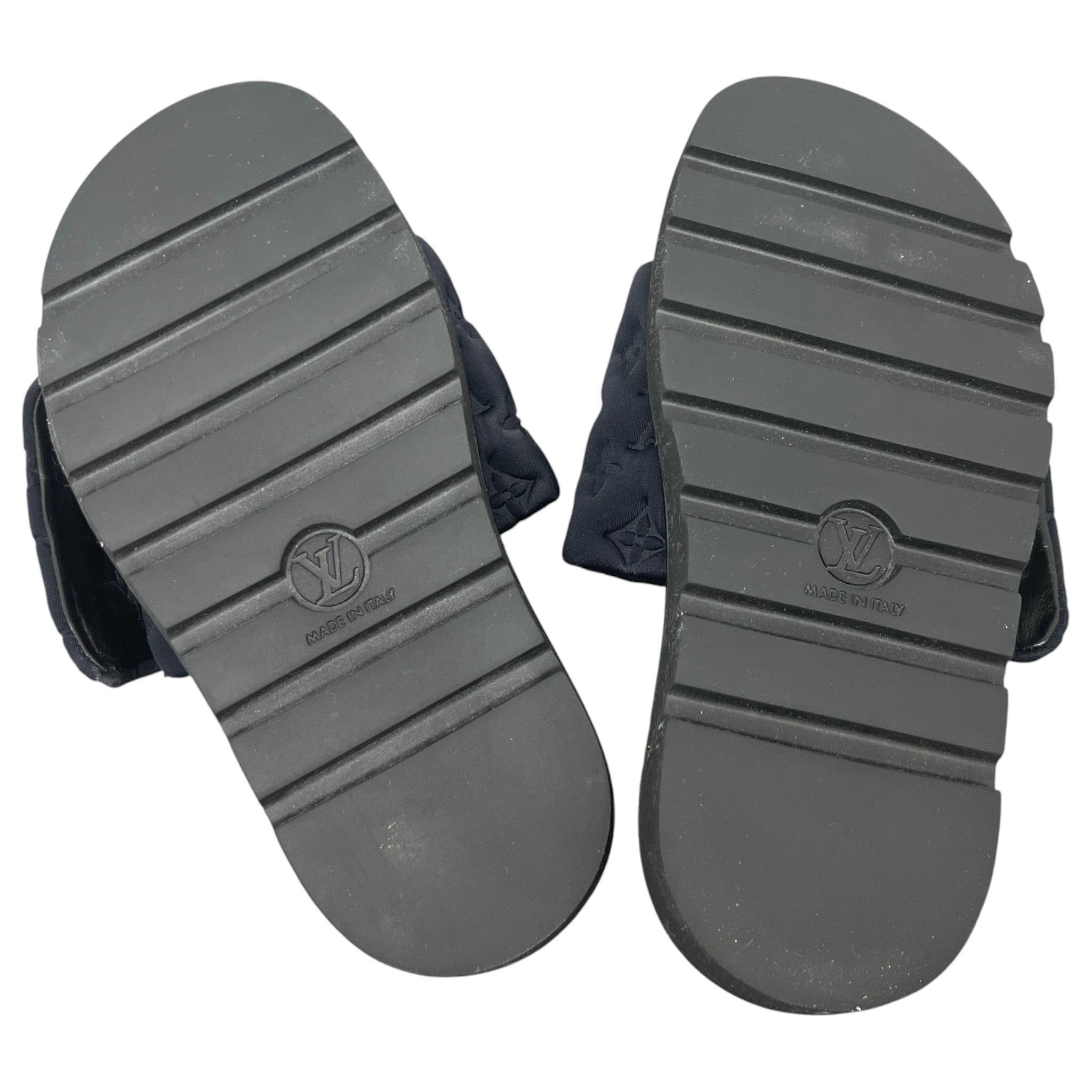 Women's Monogram Pool Pillow Mules Black Size EU 38 / UK 5