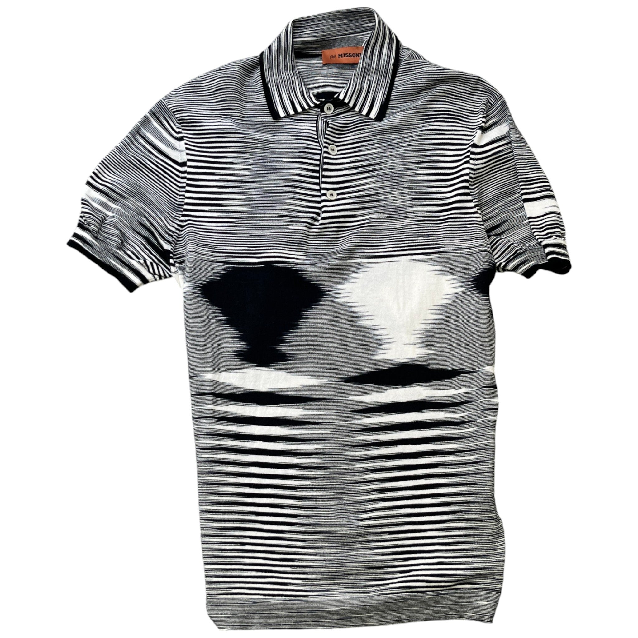 Men's Space Dye T-Shirt Black Size IT 46 / UK S