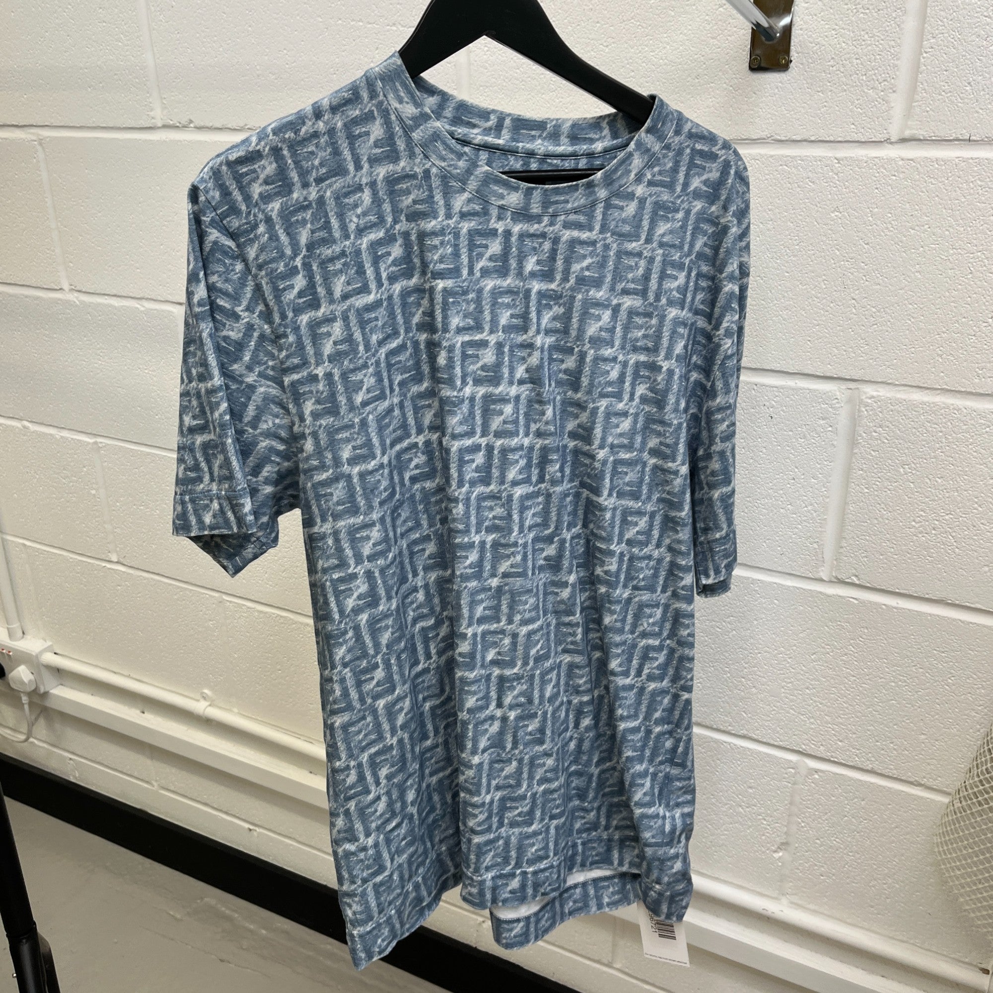 Men's Ff Jacquard T-Shirt Blue Size L