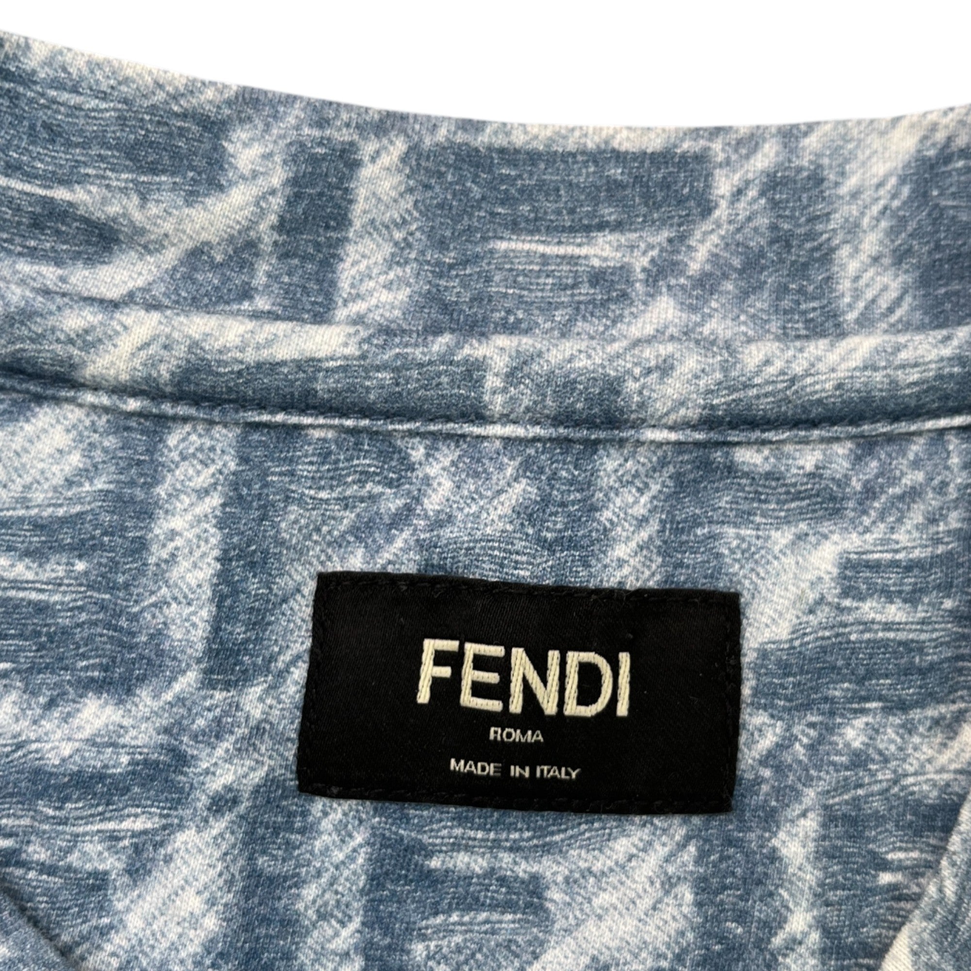 Men's Ff Jacquard T-Shirt Blue Size L