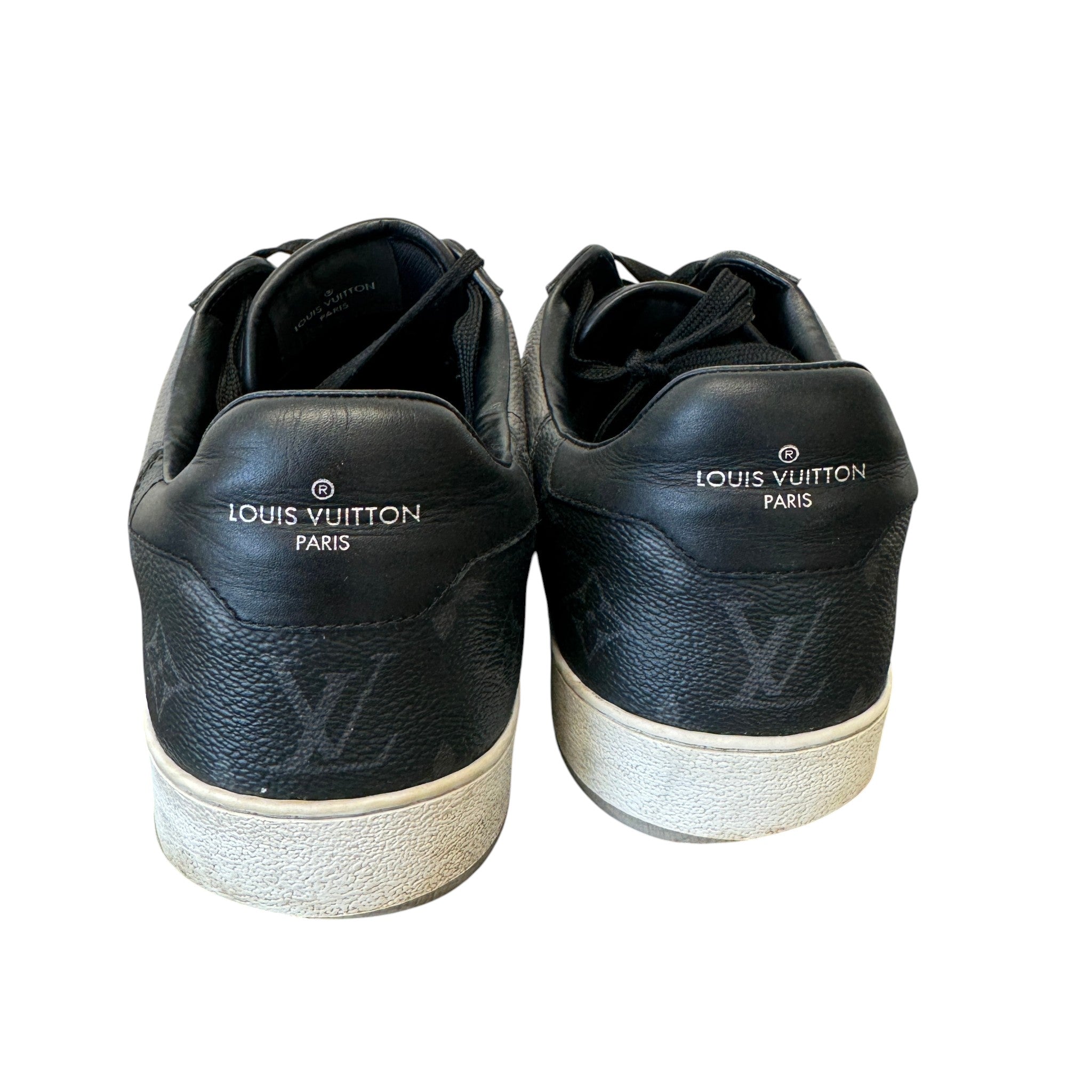 Men's Monogram Eclipse Rivoli Low Trainers Black Size EU 44 / UK 10