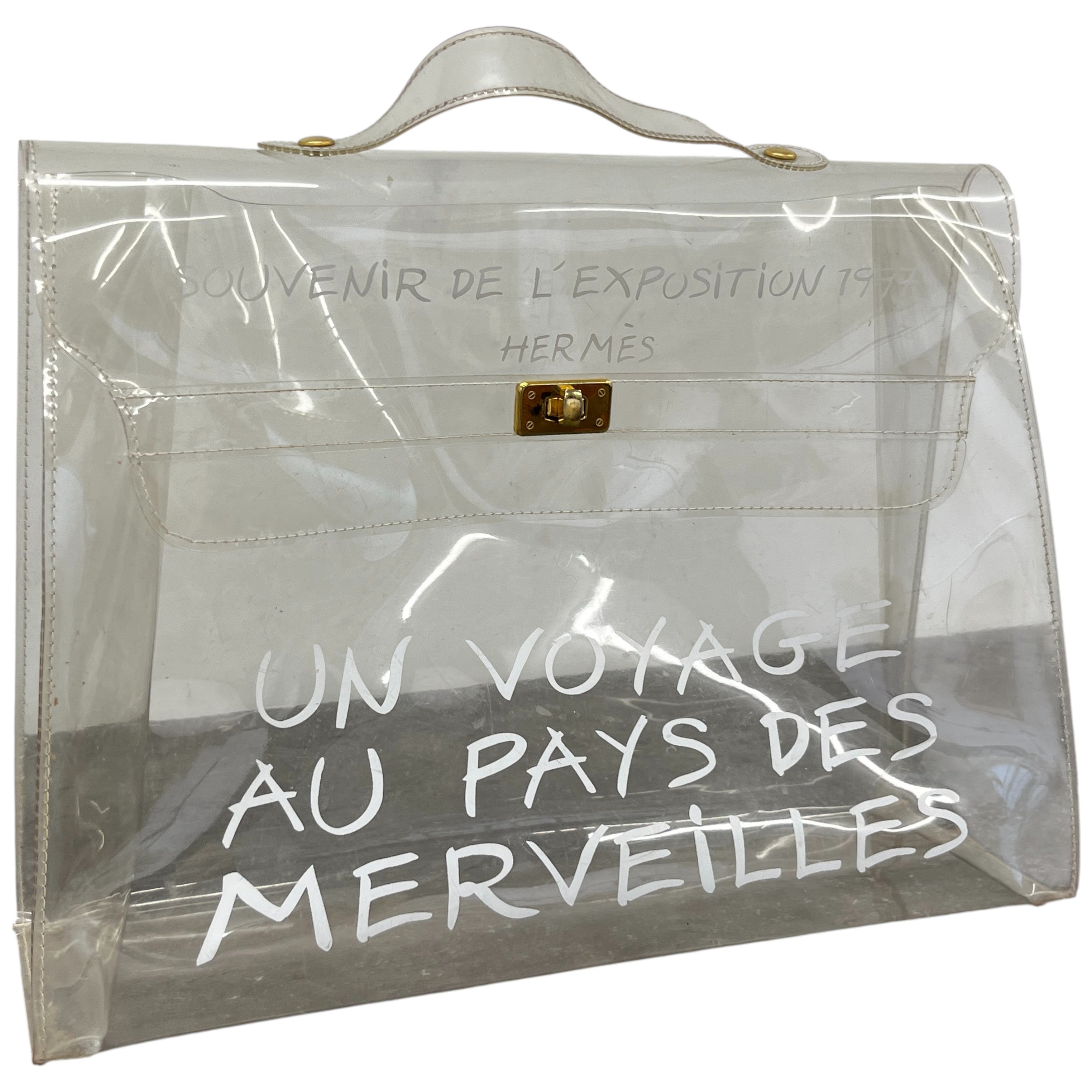 Women's Vinyl Kelly Souvenir De L'Exposition 1997 Bag White