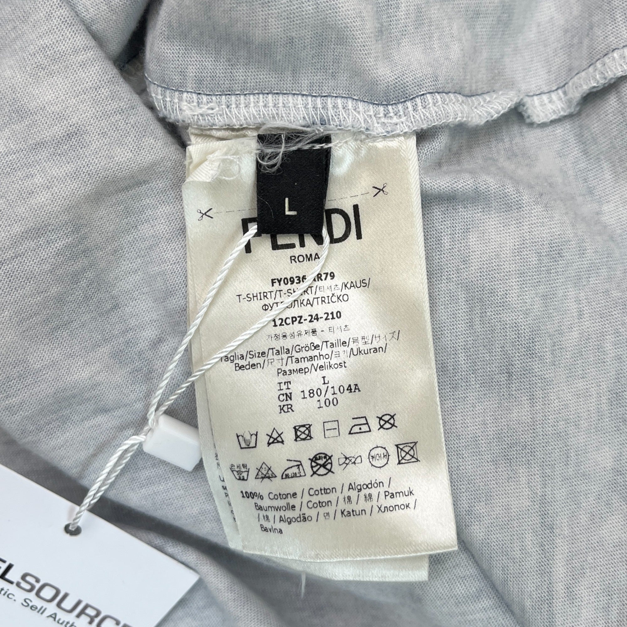 Men's Ff Jacquard T-Shirt Blue Size L