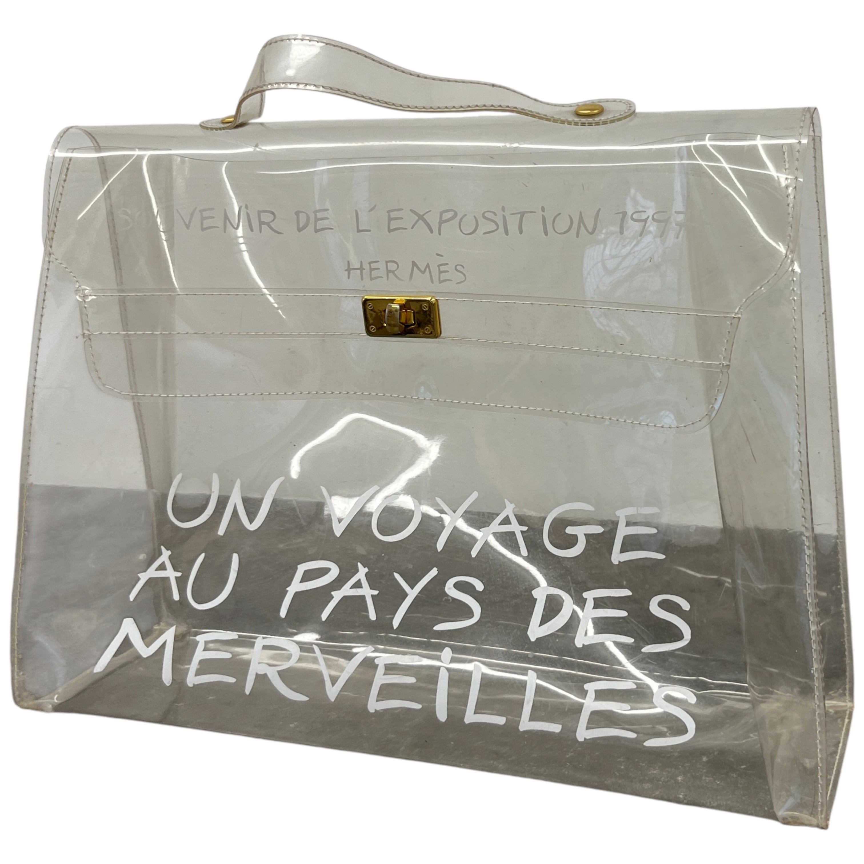 Women's Vinyl Kelly Souvenir De L'Exposition 1997 Bag White