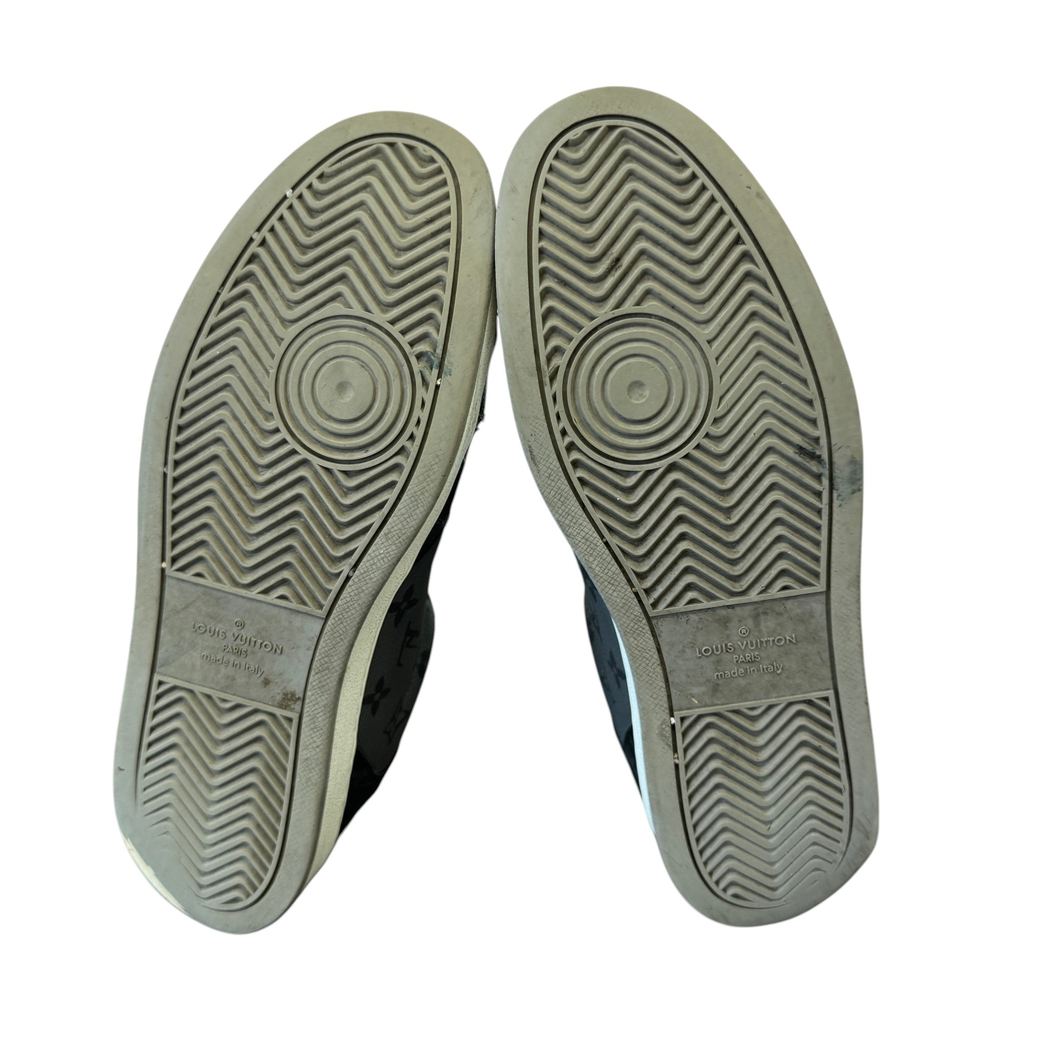 Men's Monogram Eclipse Rivoli Low Trainers Black Size EU 44 / UK 10