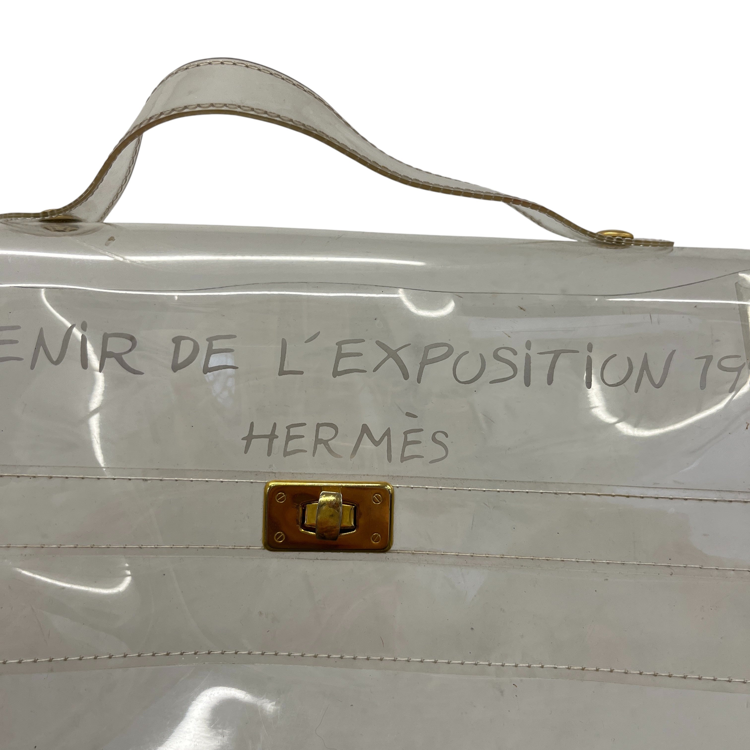 Women's Vinyl Kelly Souvenir De L'Exposition 1997 Bag White