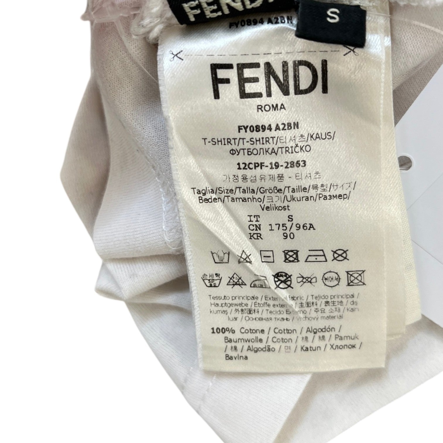 Men's Ff Patch T-Shirt White Size S